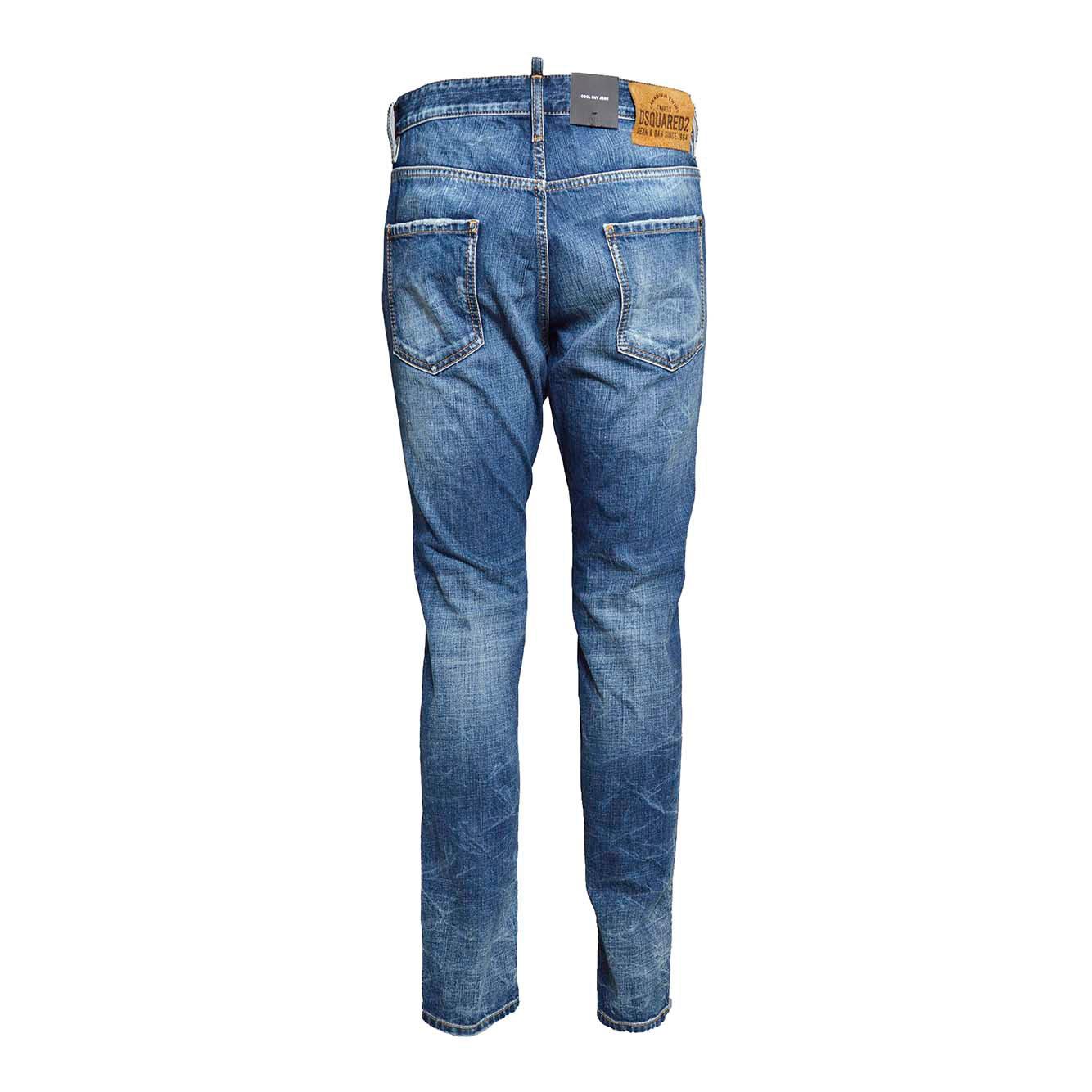 Jeans Cool Guy Medium Reflective in denim blu Dsquared2