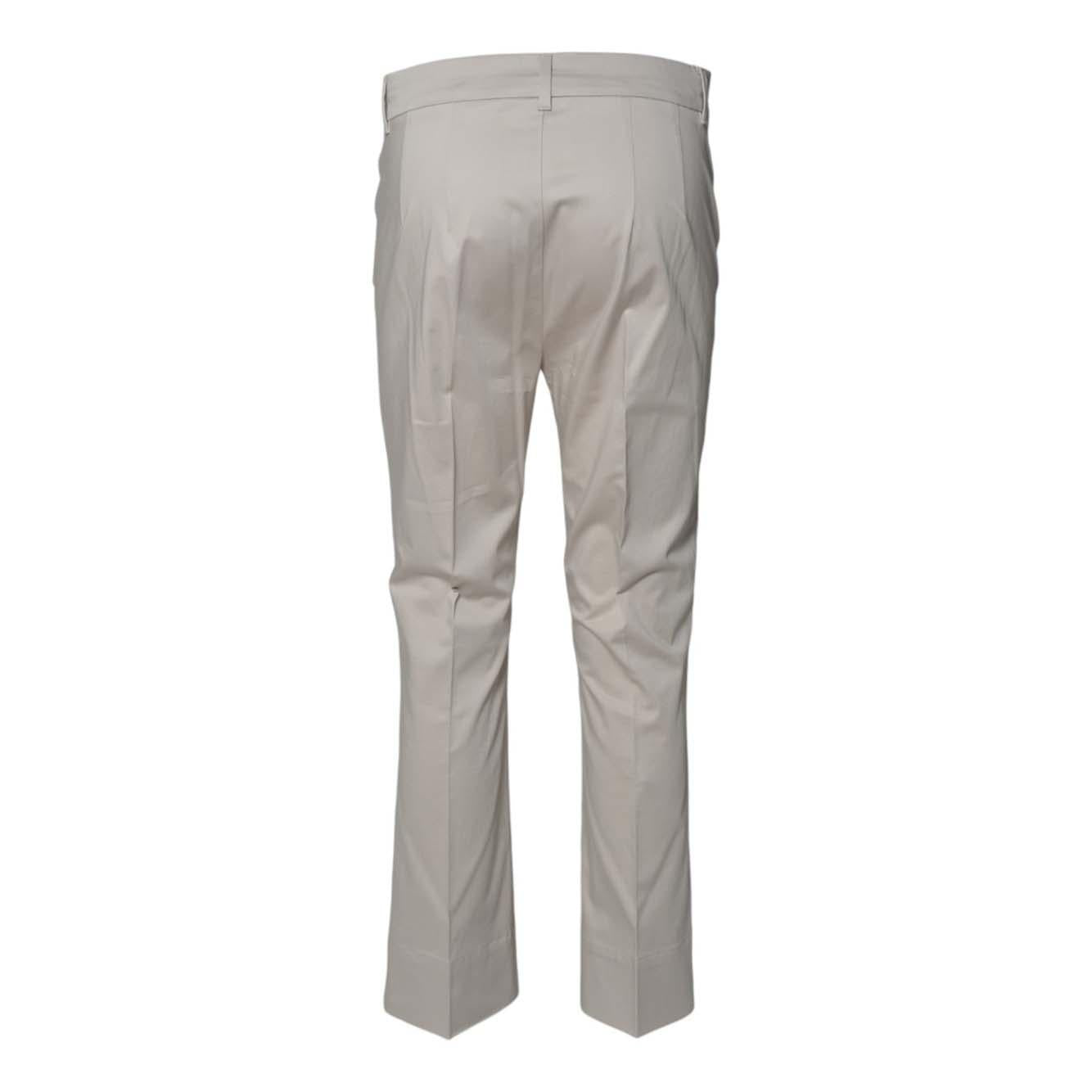 Pantalone Felice skinny in raso beige 'S Max Mara