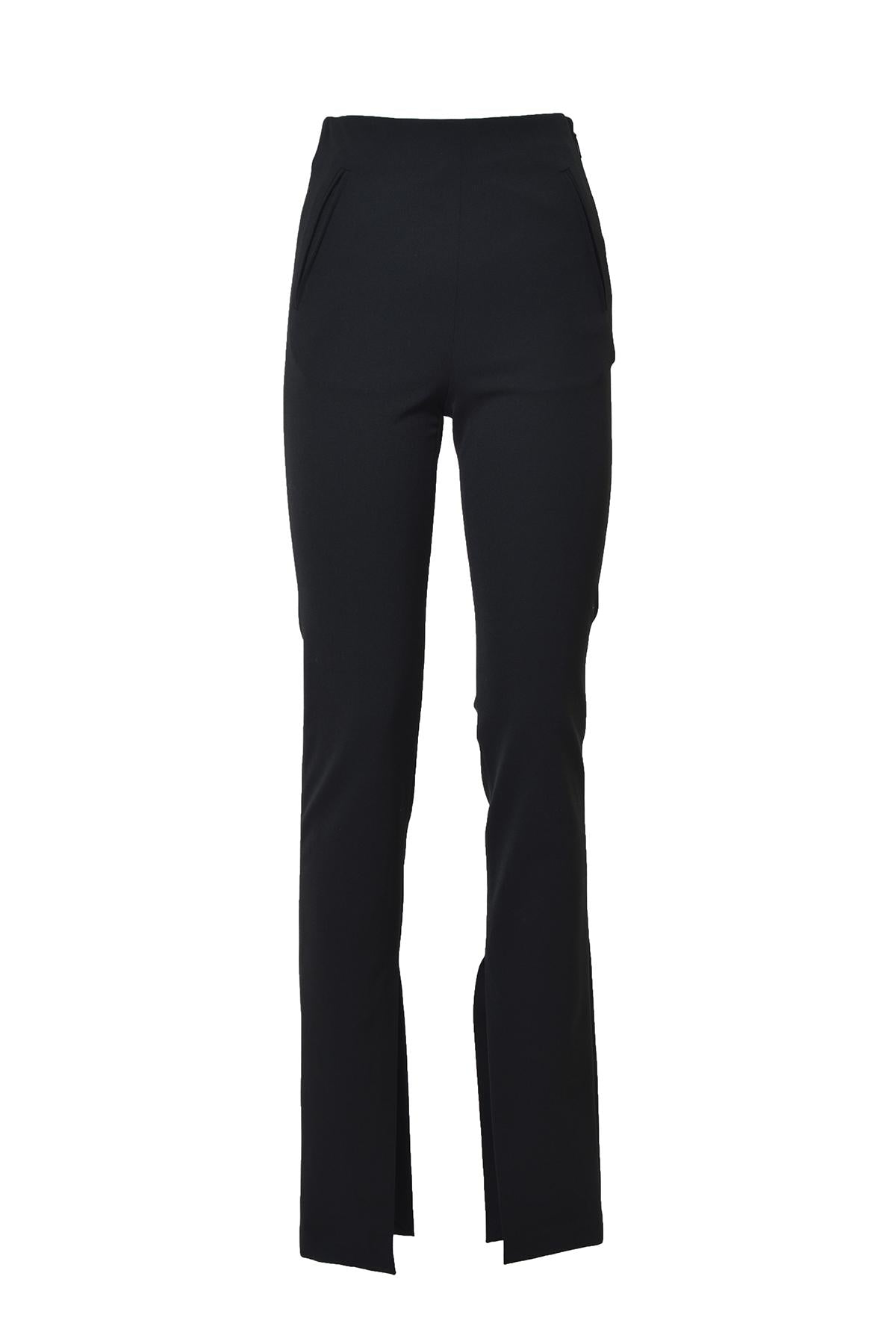 Pantalone dritto in misto lana vergine nero Ambush