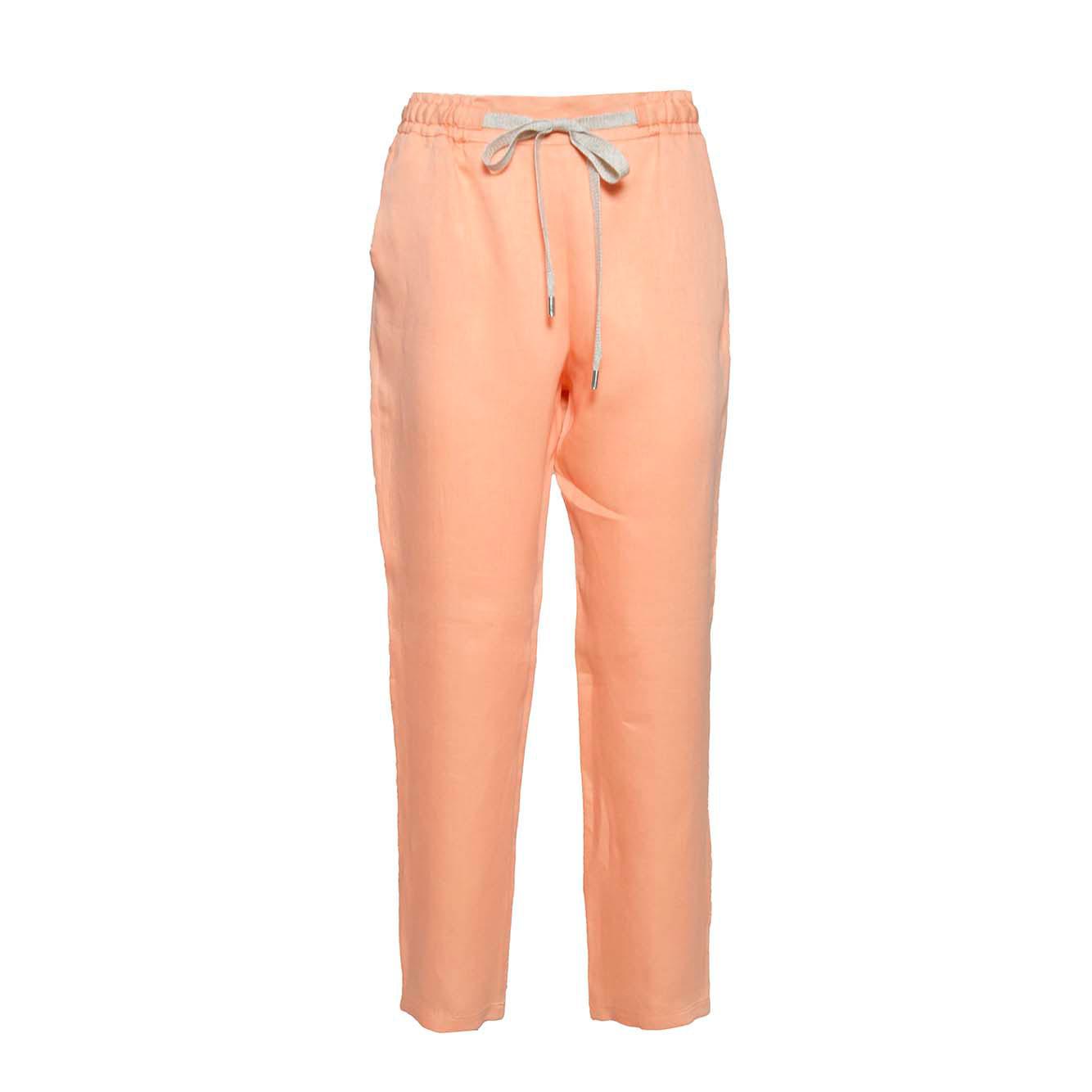 Pantalone Joke dritto in lino pesca Barba