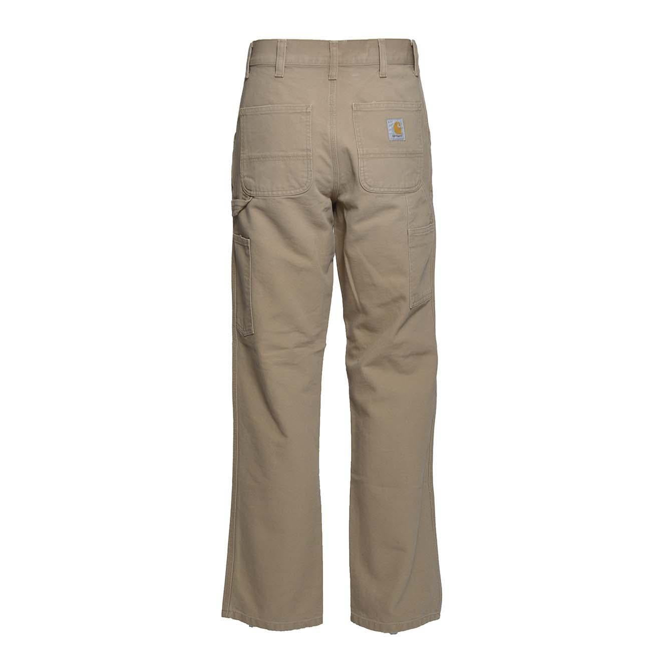 Pantalone Single Knee in cotone nocciola Carhartt Wip