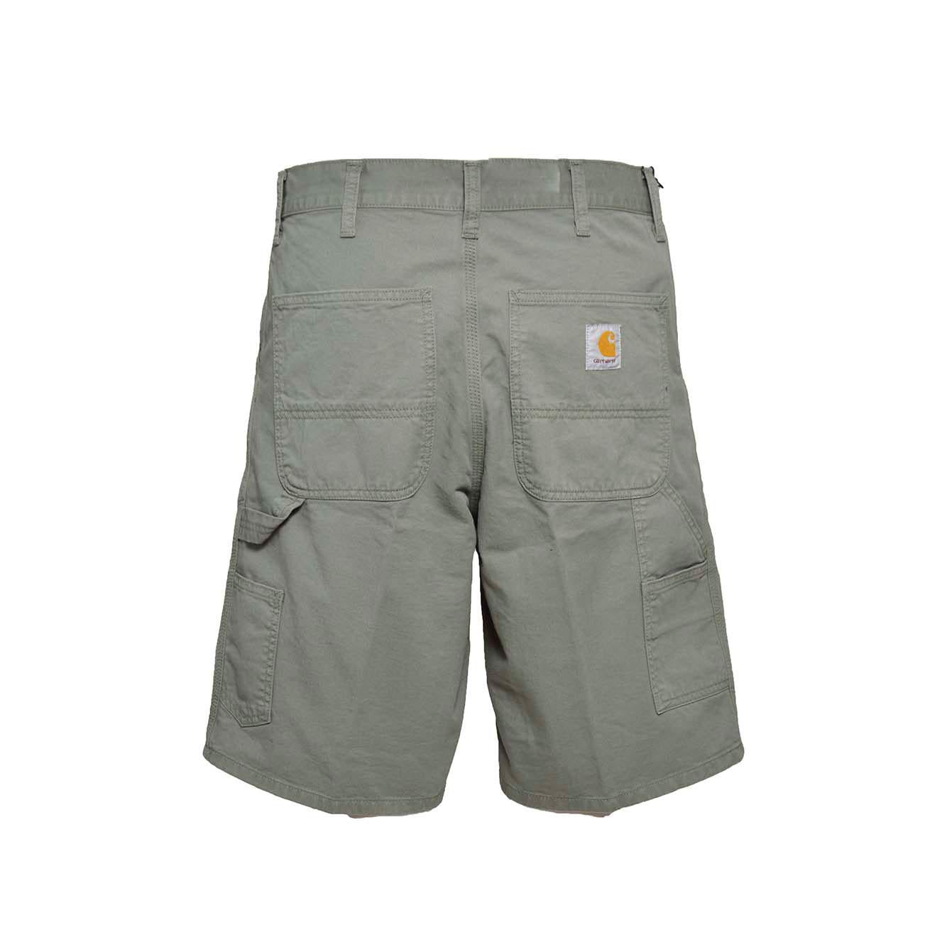 Bermuda Single Knee in cotone verde Carhartt Wip