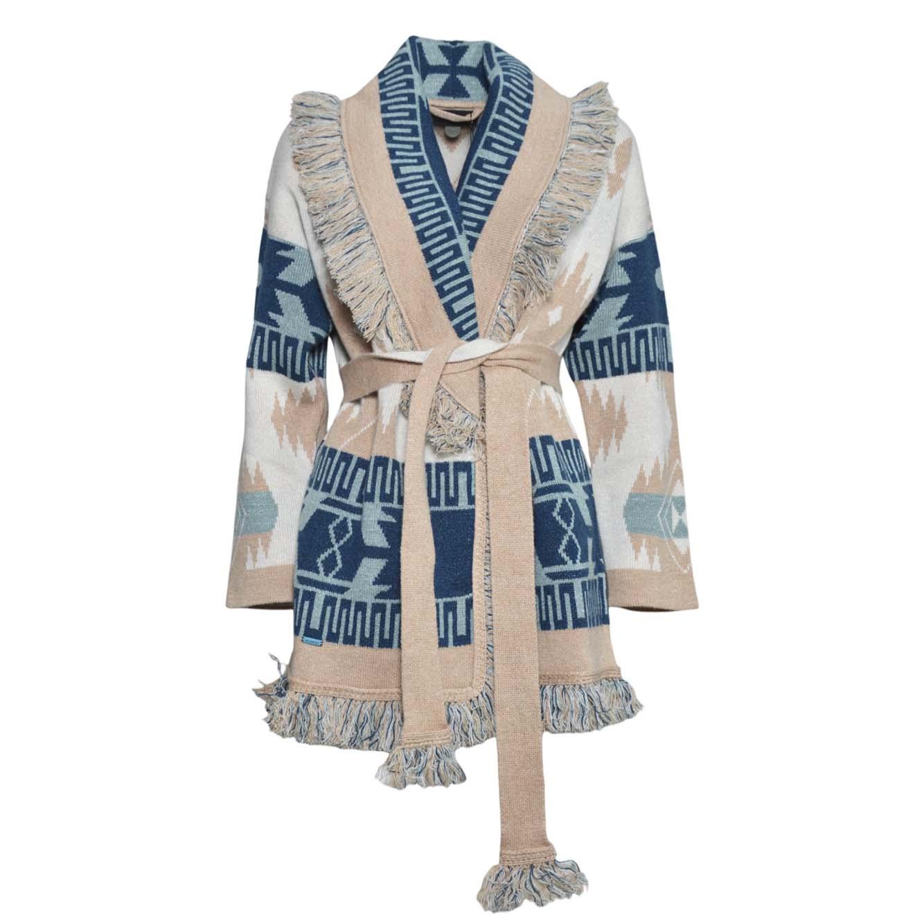 icon jacquard cardigan