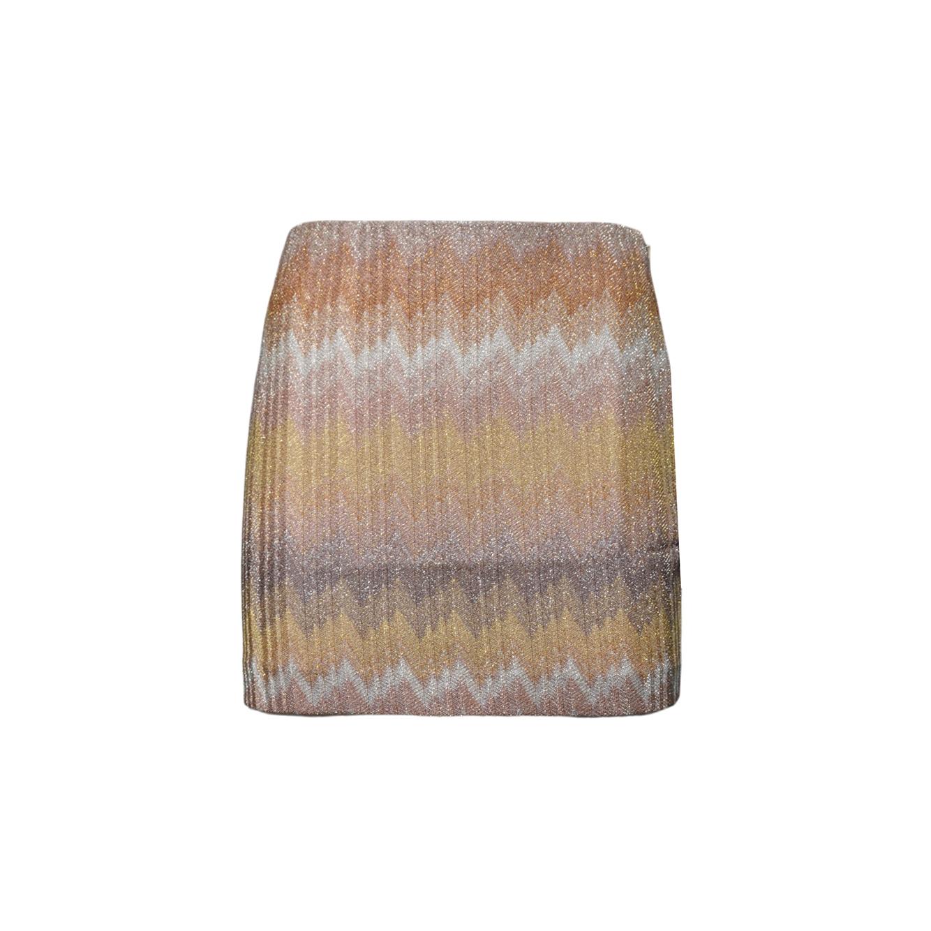 miniskirt gold tones
