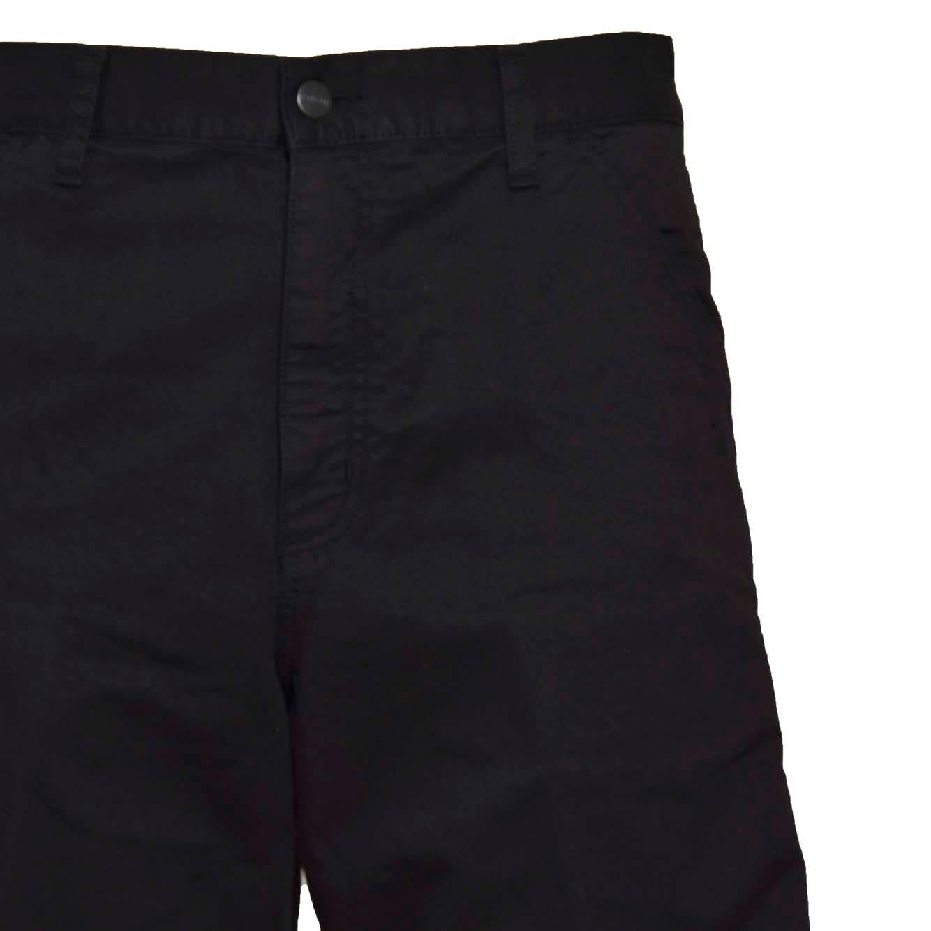 Bermuda Single Knee in cotone nero Carhartt Wip