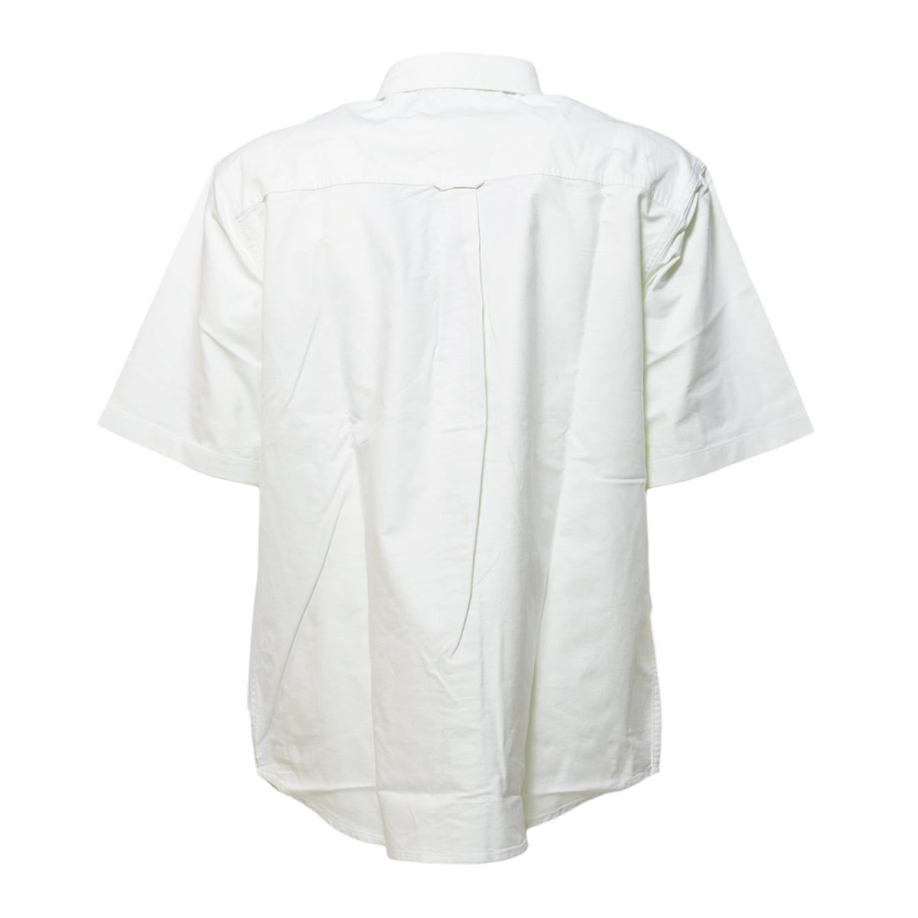 Camicia Braxton maniche corte in cotone verde Carhartt Wip