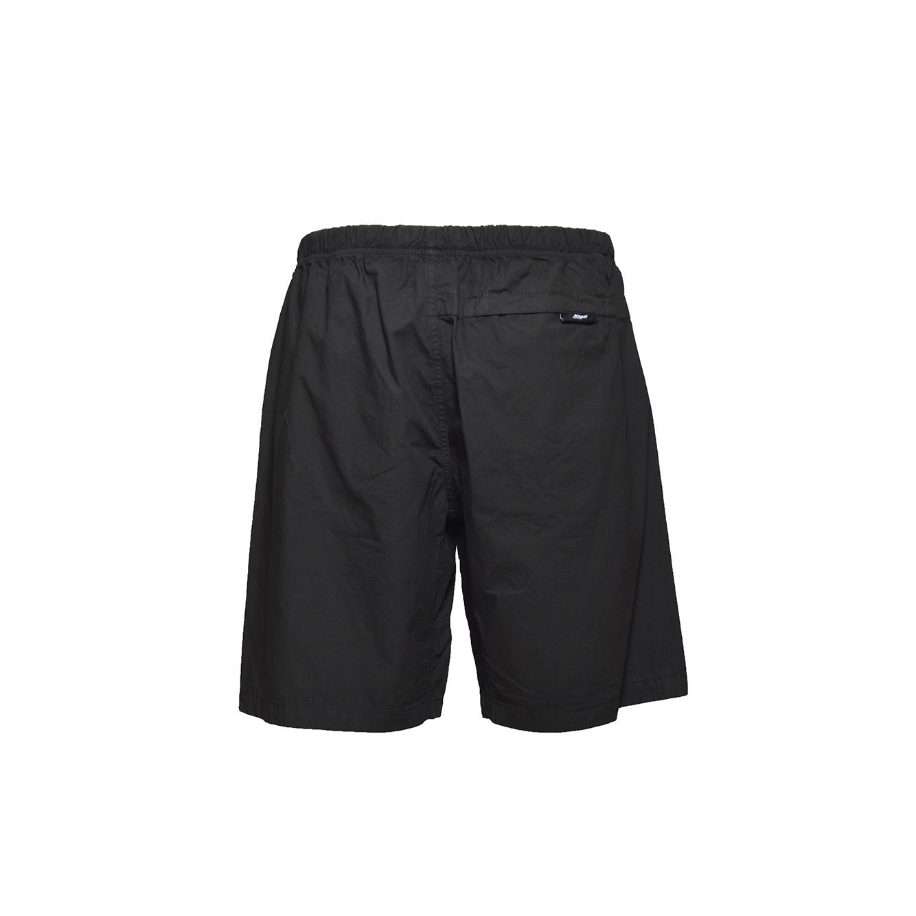 Bermuda in cotone nero con fibbia MSGM