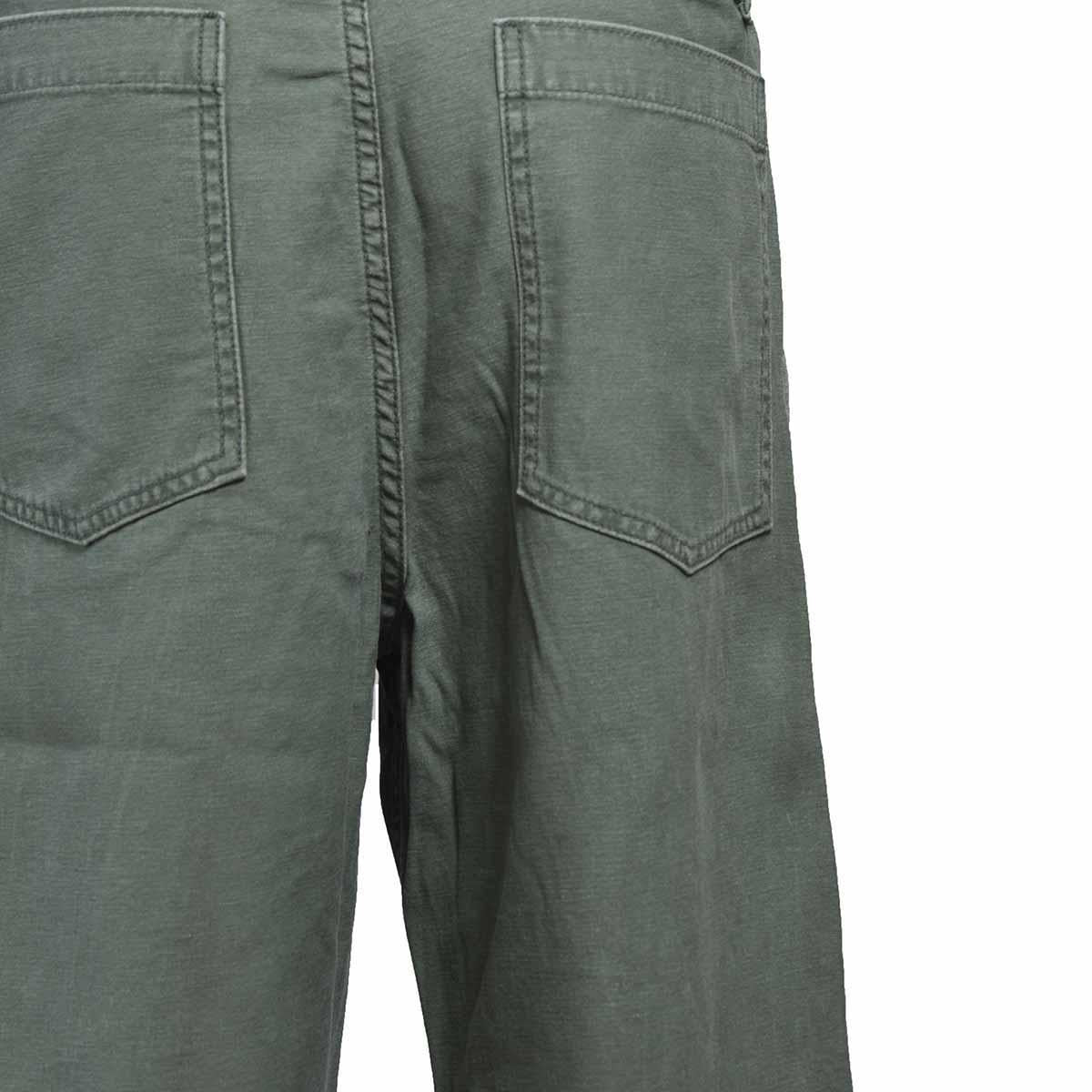 Jeans The Major Sneak Fray in cotone verde Mother Women