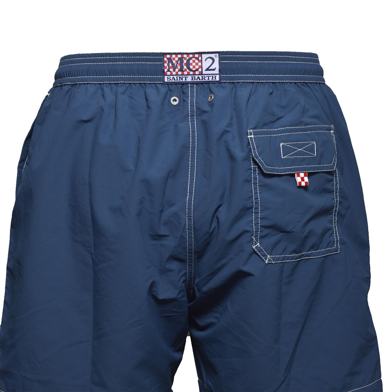 patmos swim short with back flap pocket