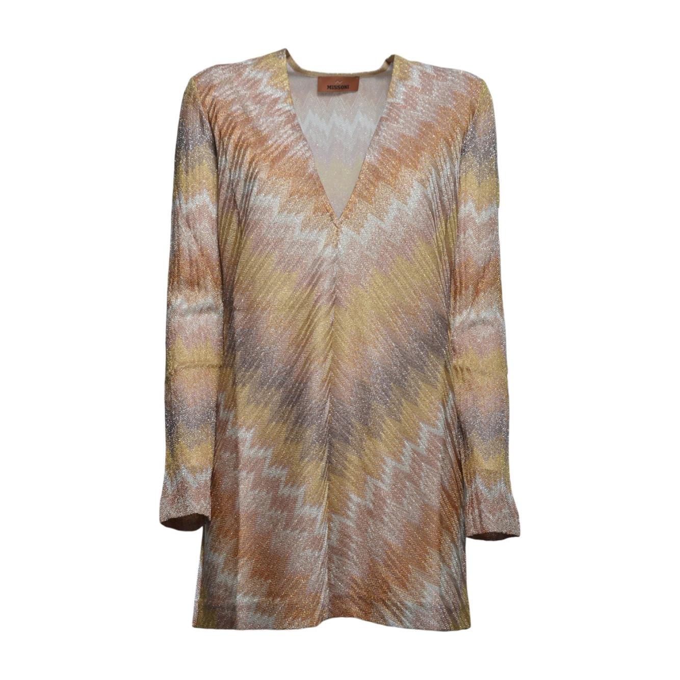 short dress gold tones