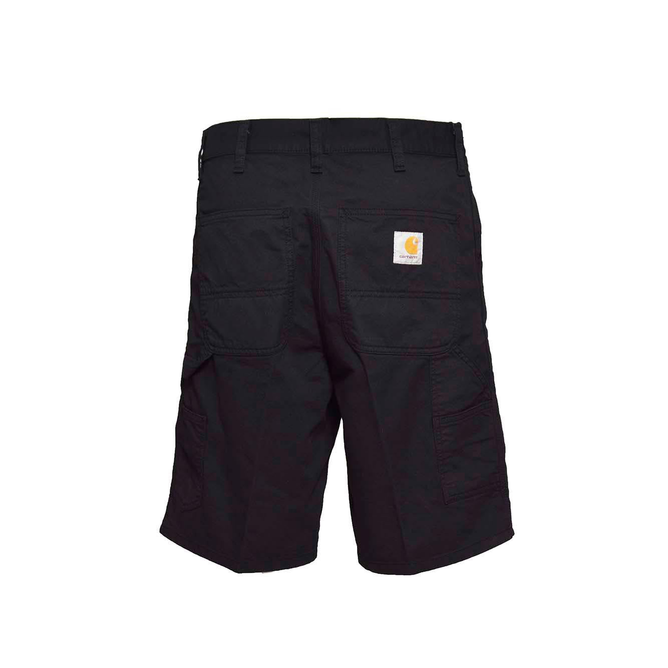 Bermuda Single Knee in cotone nero Carhartt Wip