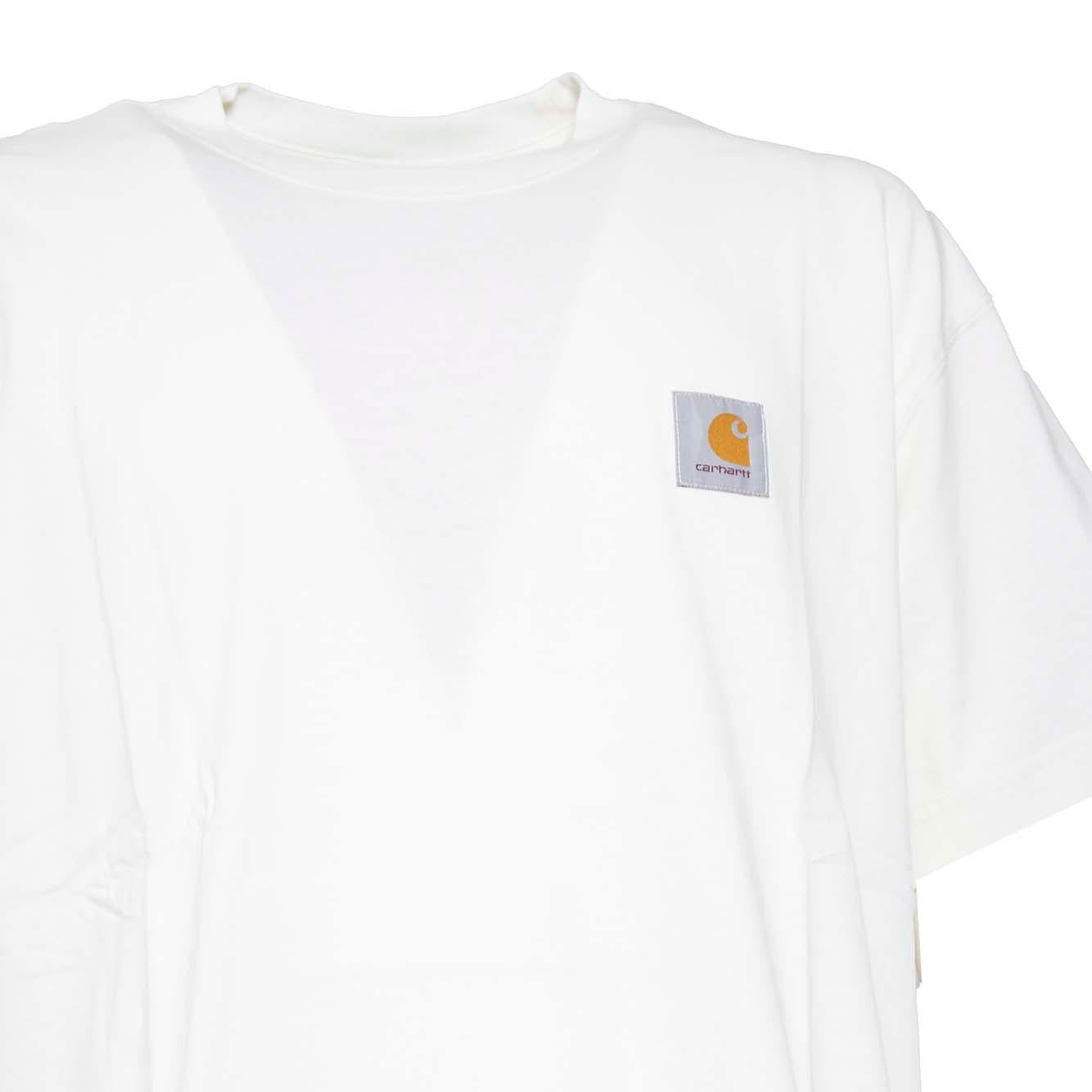 T-shirt Nelson in cotone panna Carhartt Wip