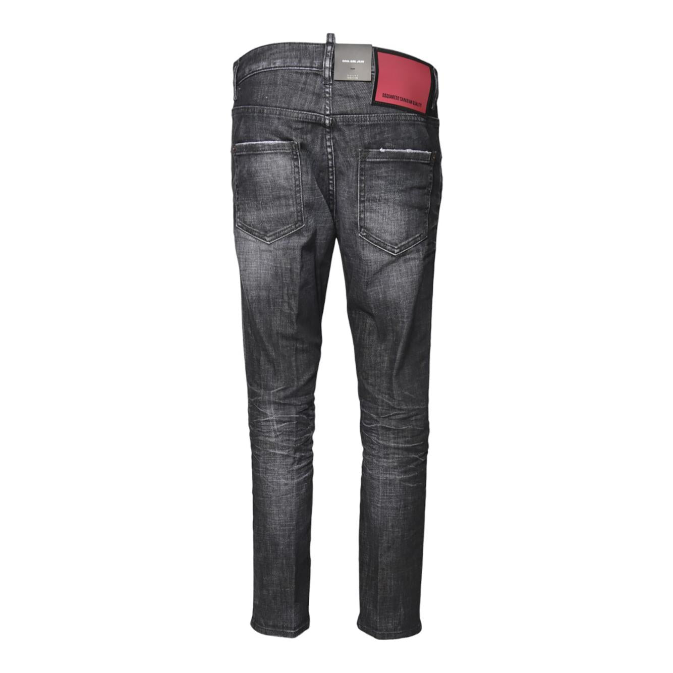 Jeans Cool Girl Easy in denim nero Dsquared2