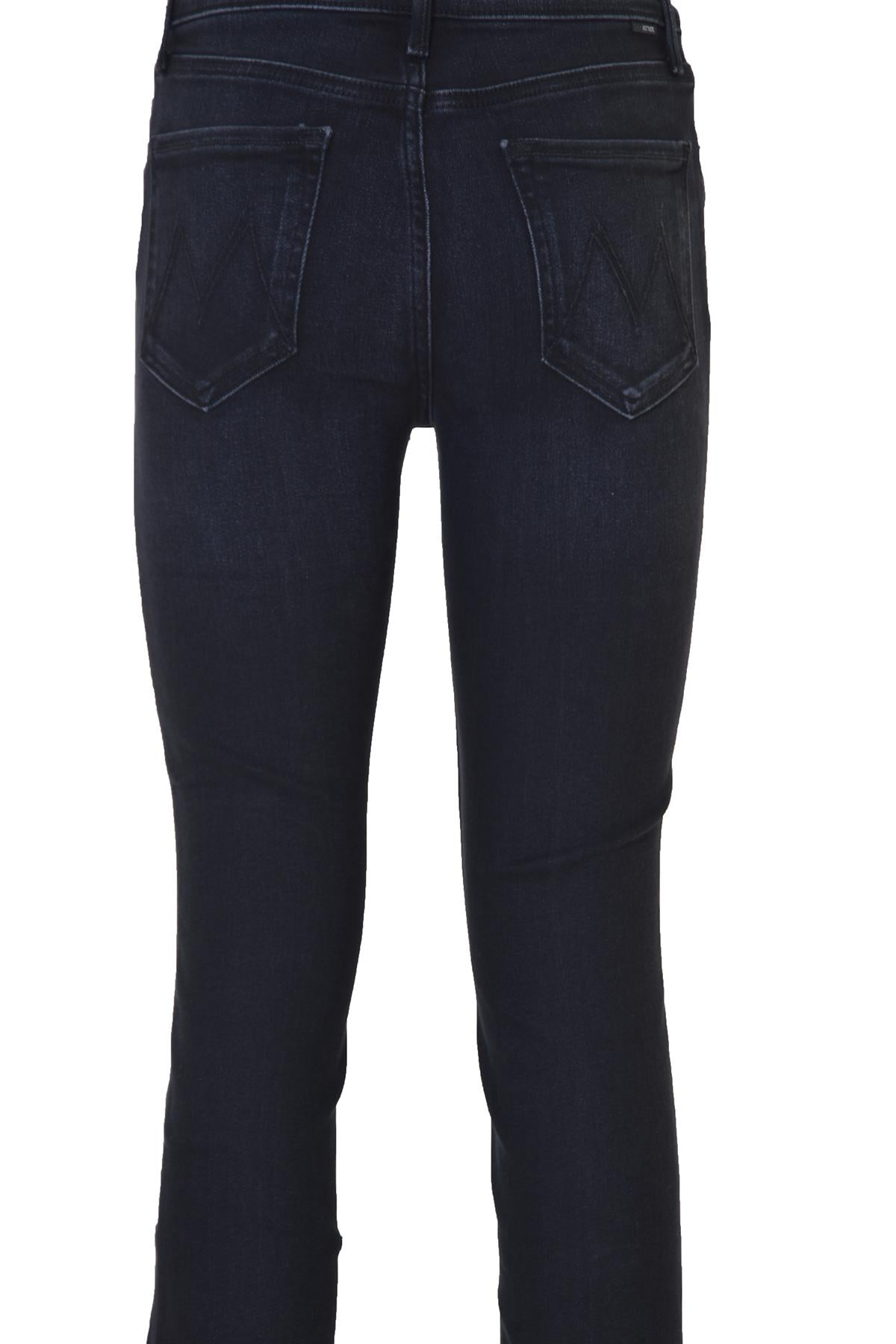 Jeans The Rascal Ankle Snippet in denim nero Mother Women