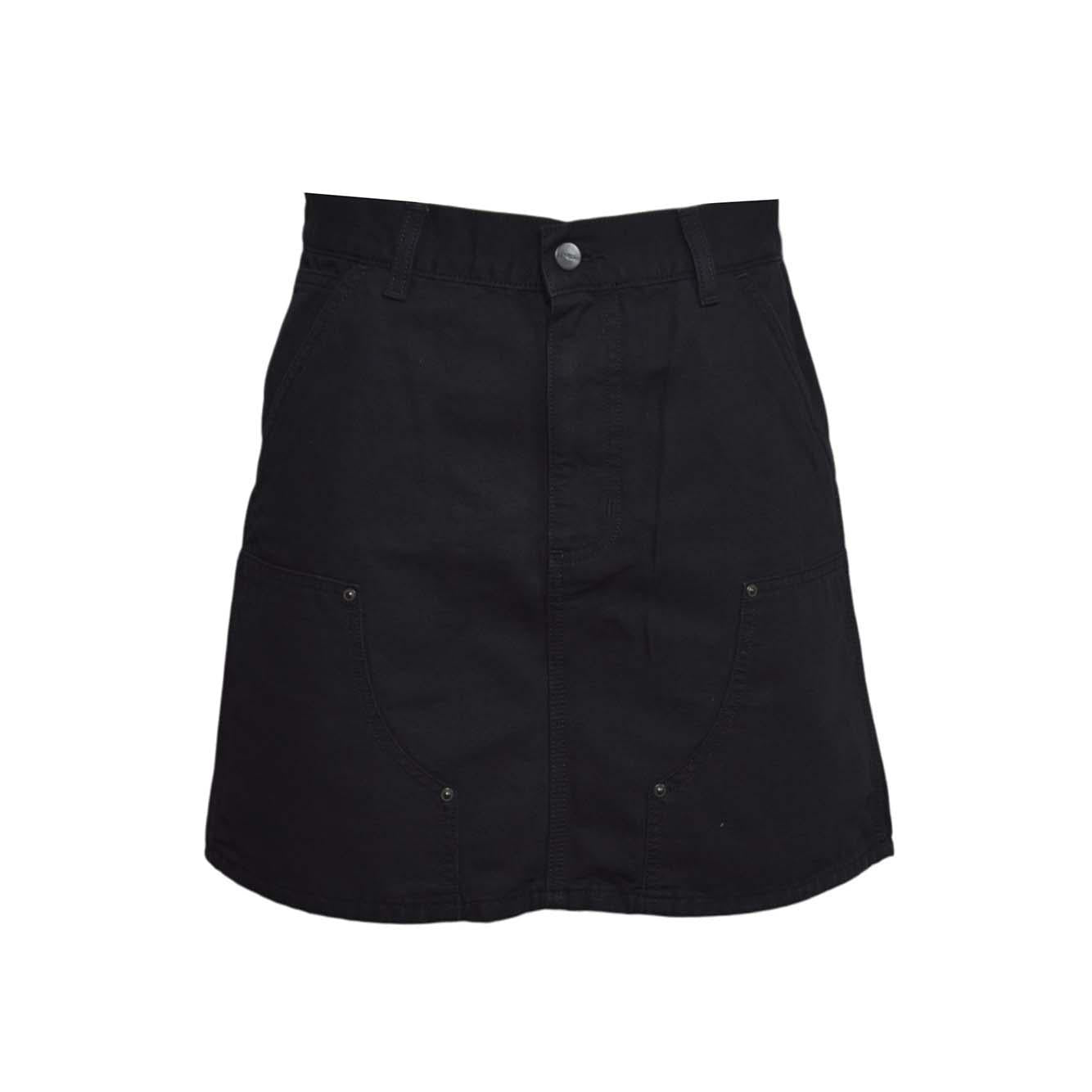 w' maeve double knee skirt 100% cotton 'hubbard' canvas