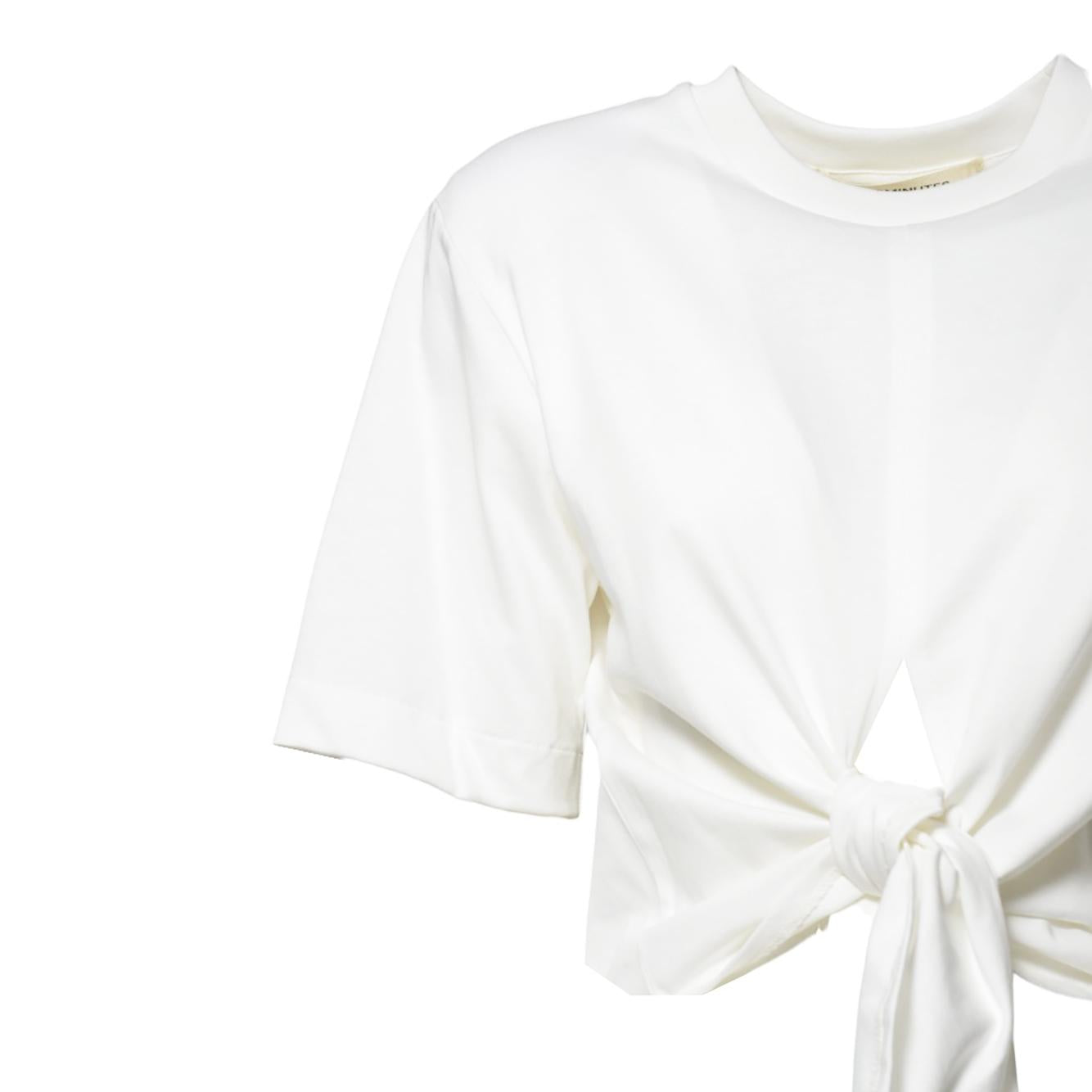 T-shirt The Gia in cotone bianco Nineminutes