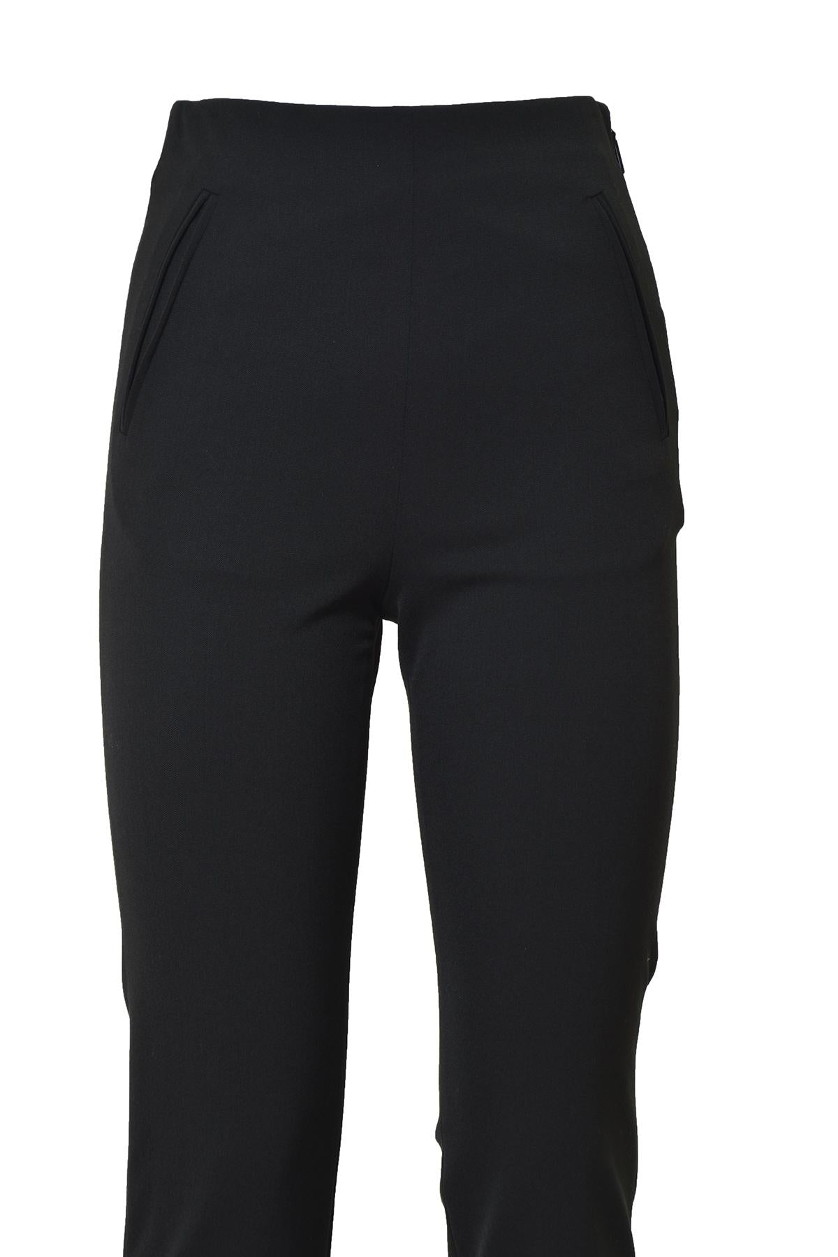 Pantalone dritto in misto lana vergine nero Ambush