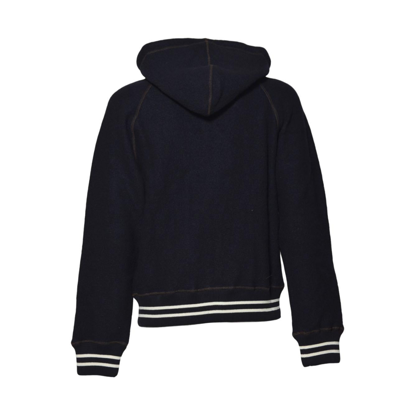 october hoodie - boiled wool jersey