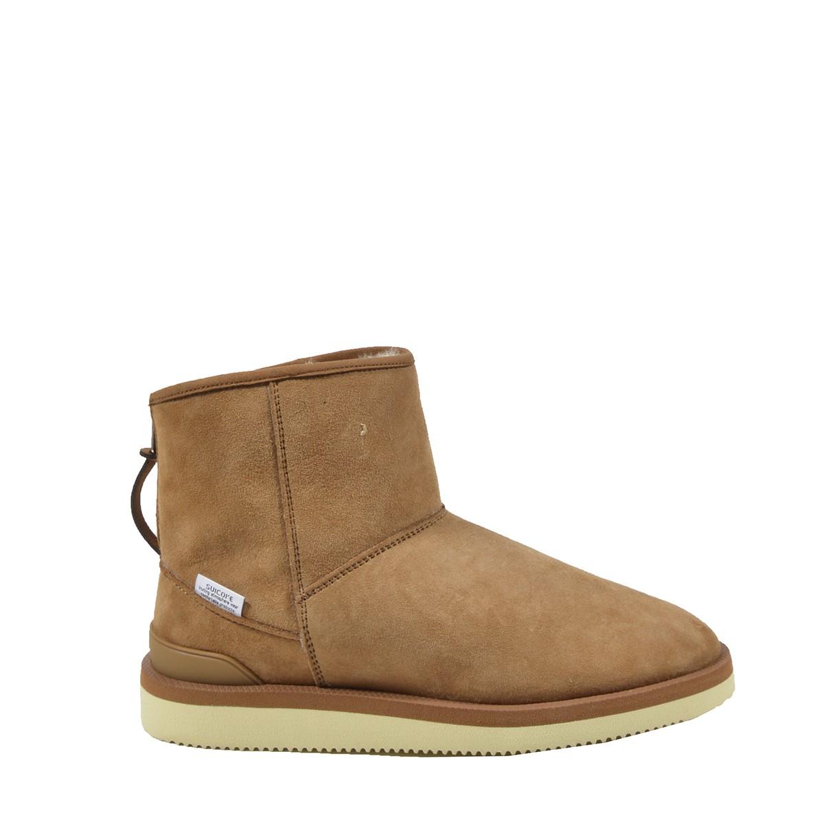 Stivaletto Els suede con pelo marrone Suicoke