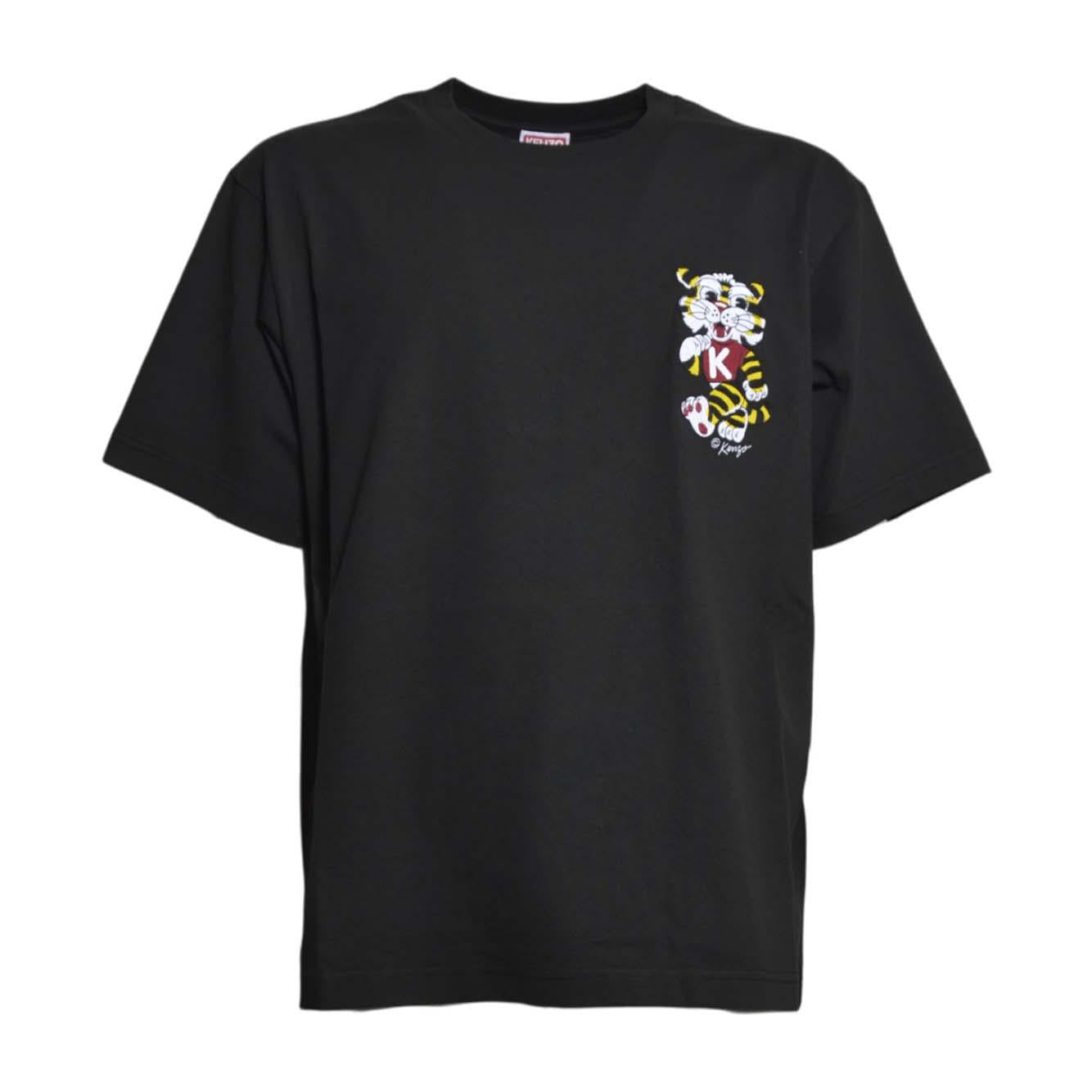gots kenzo wild tiger embroidered oversize t-shirt