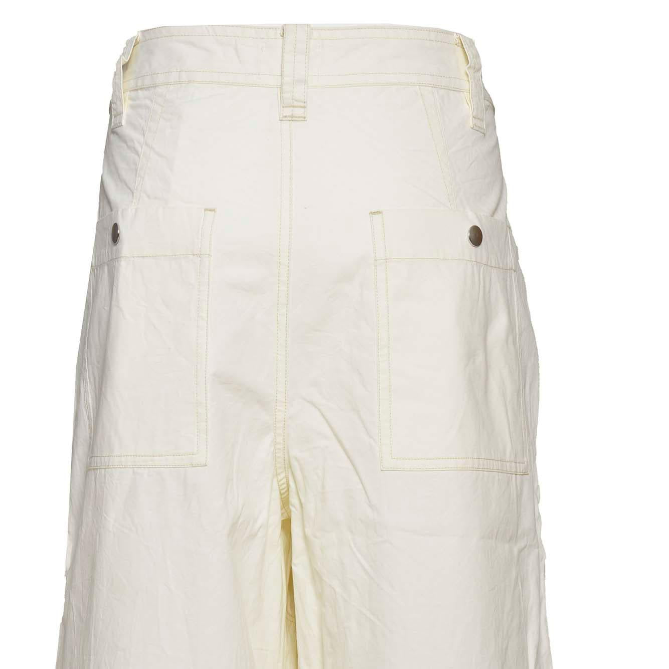 Pantalone Kelvin cargo in cotone bianco Marant Etòile