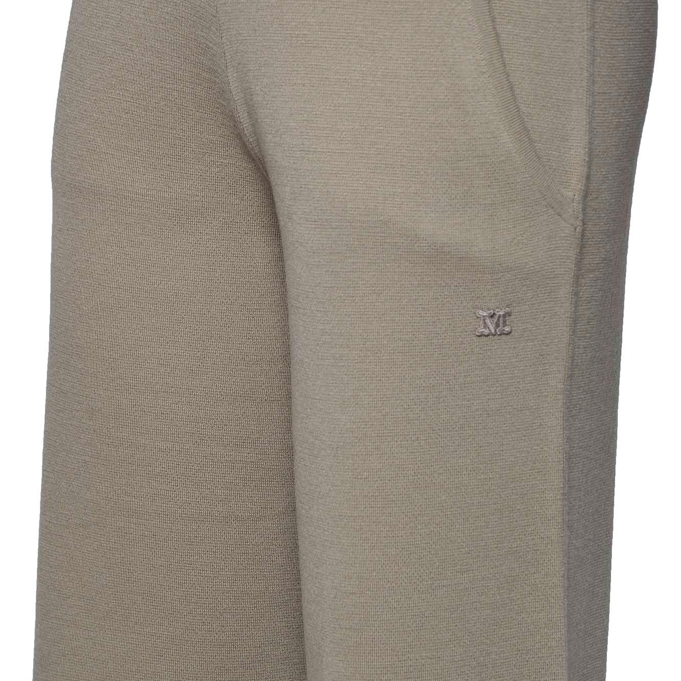 Pantalone Zigote ampio in lana vergine cammello Max Mara