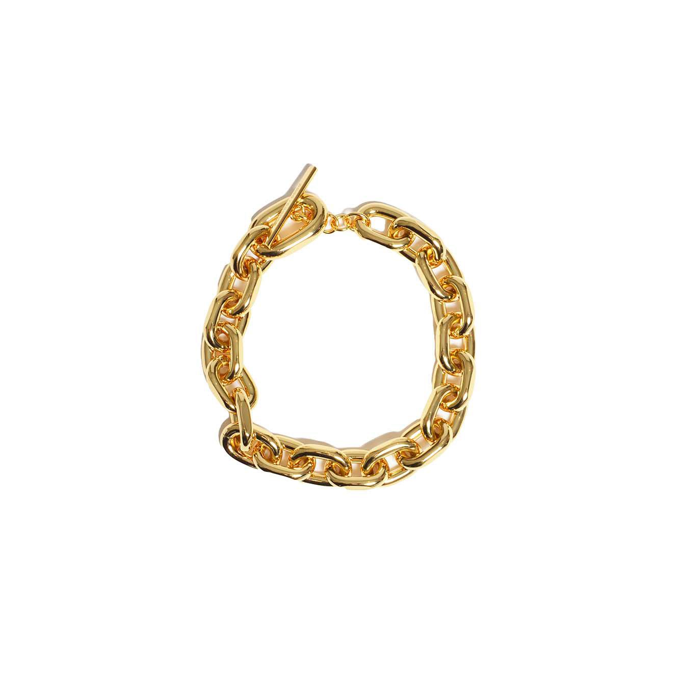 Collana a catena in metallo oro Rabanne