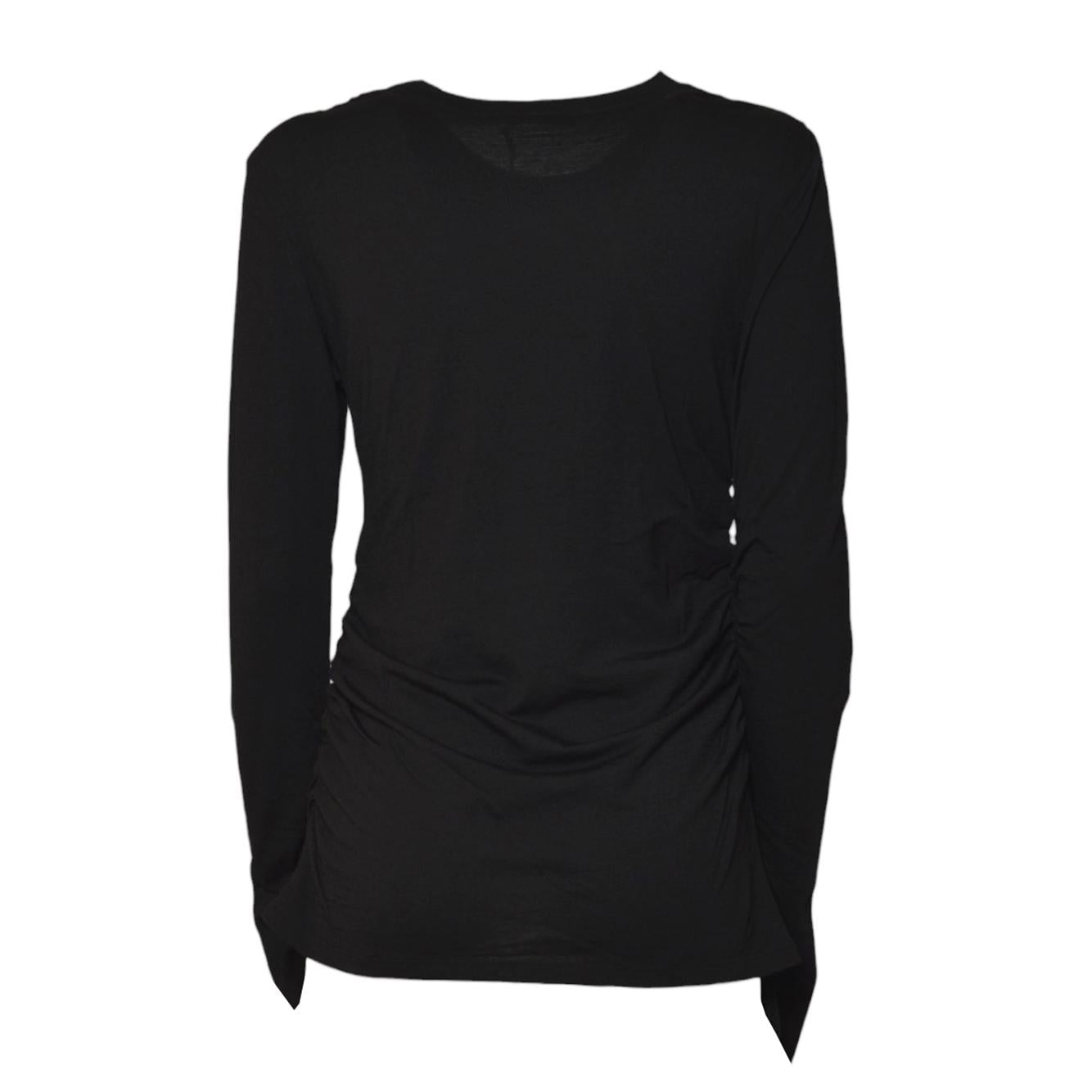 strain slim longsleeve intellectual black wool jersey