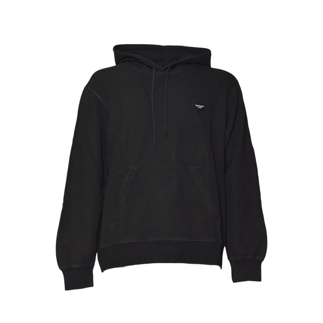 Felpa Ingo con cappuccio in cotone nero Carhartt Wip