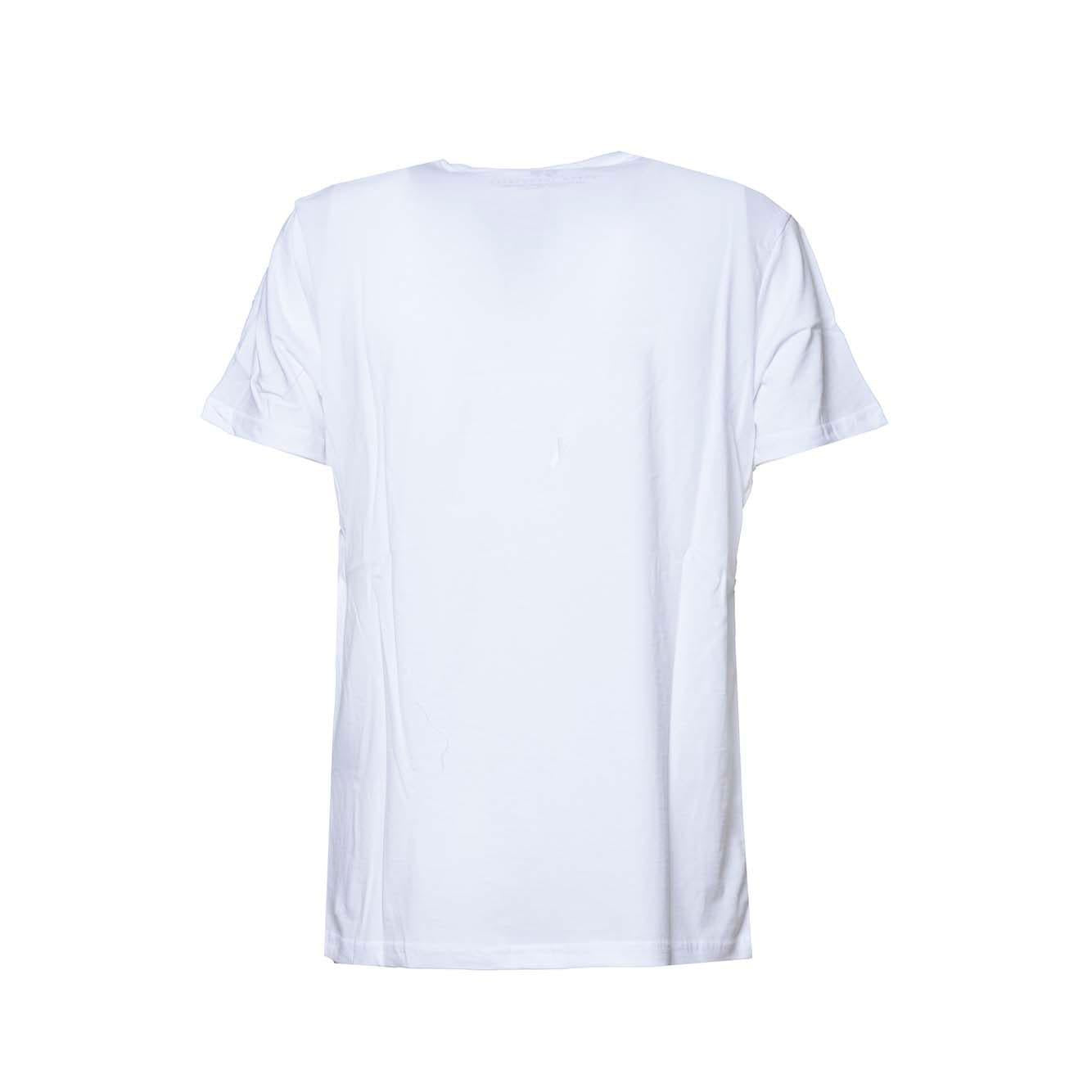 T-shirt Basic in cotone bianco Alpha Industries