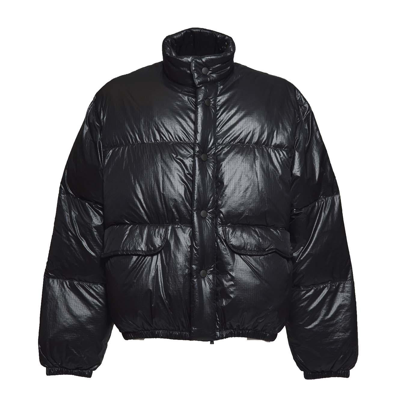 Piumino Inhale in nylon nero Our Legacy