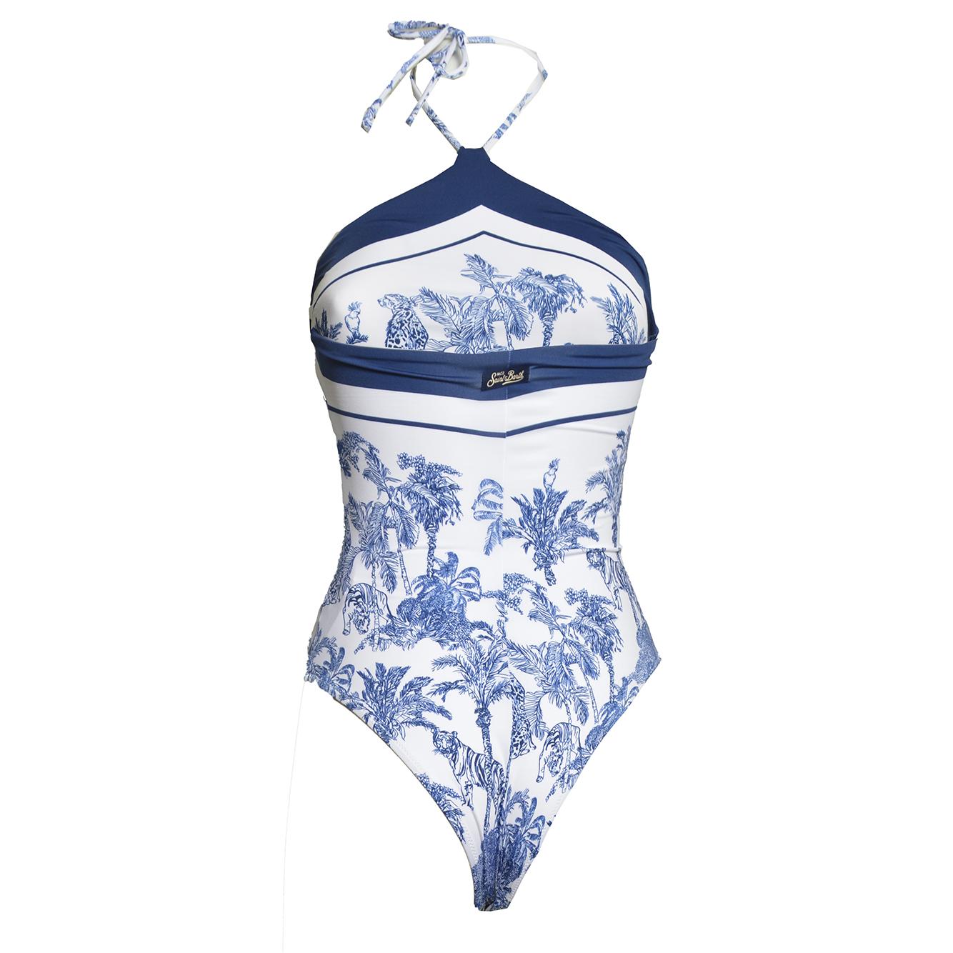 meryem foulard one piece swimsuit jungle oceania
