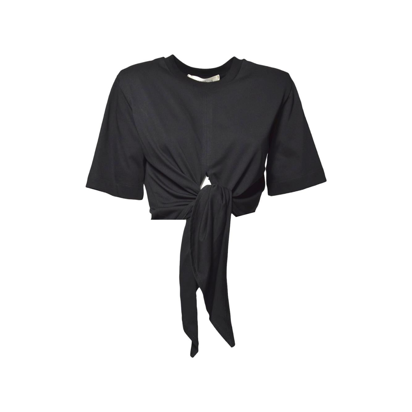 T-shirt The Gia in cotone nero Nineminutes