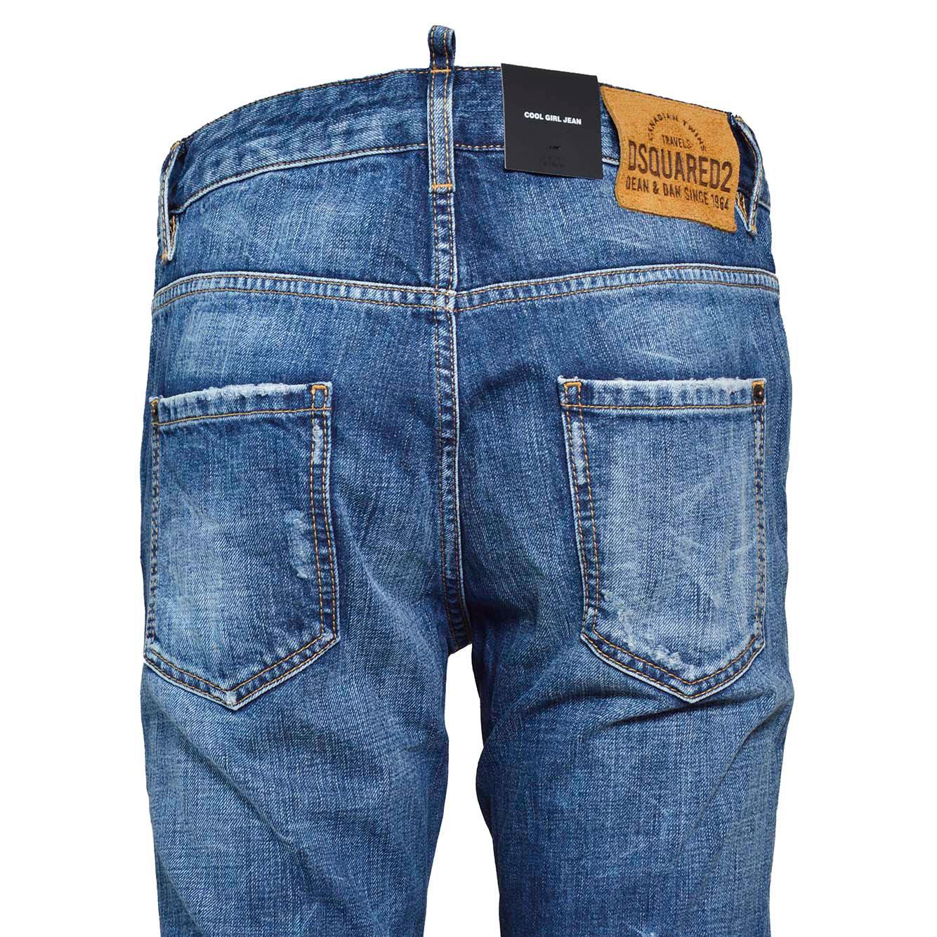 Jeans Cool Girl in cotone denim blu Dsquared2