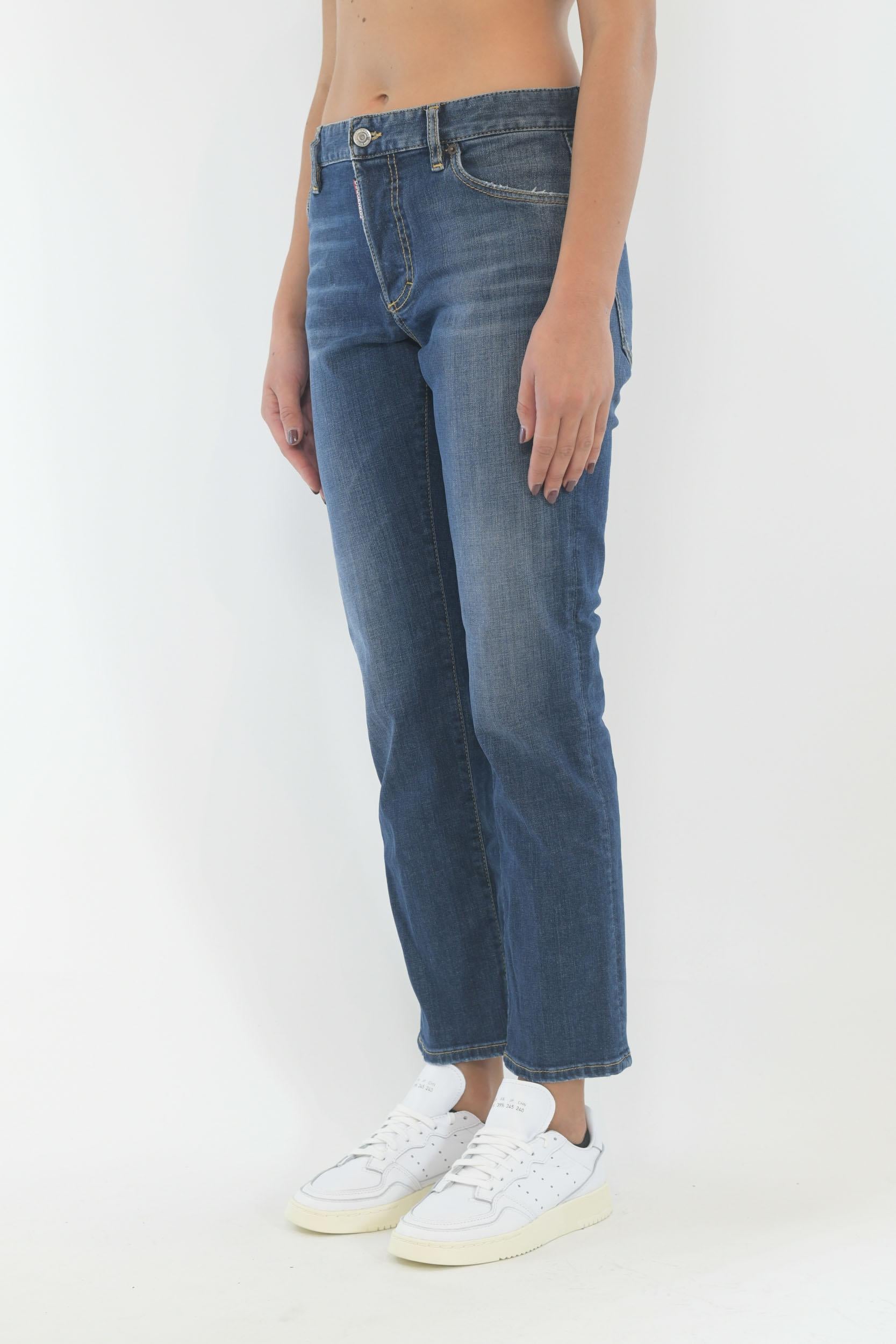 Jeans Boyfriend in denim blu Dsquared2