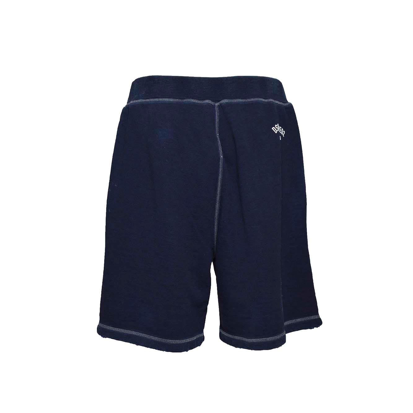 Bermuda Relax Fit in cotone blu navy Dsquared2