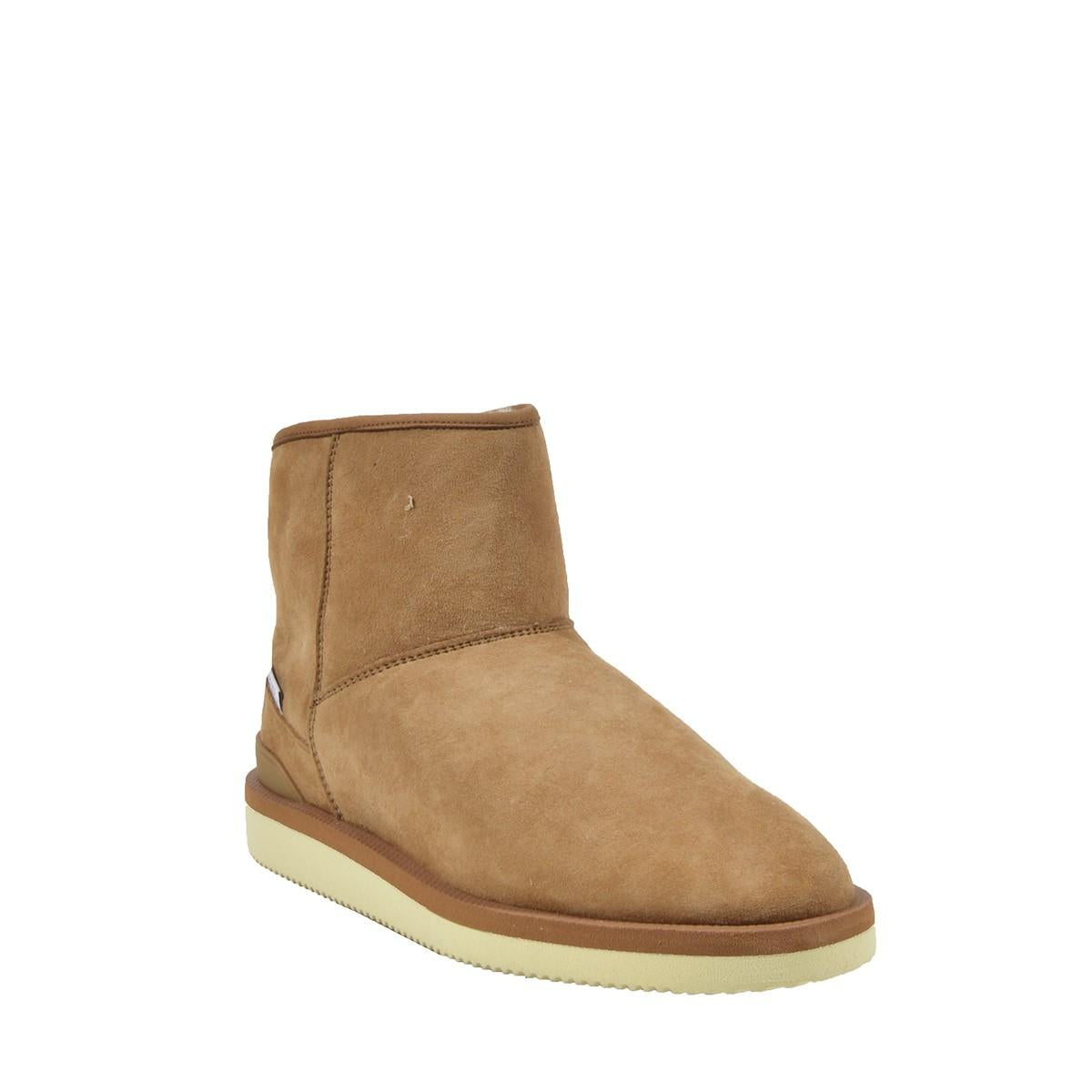 Stivaletto Els suede con pelo marrone Suicoke