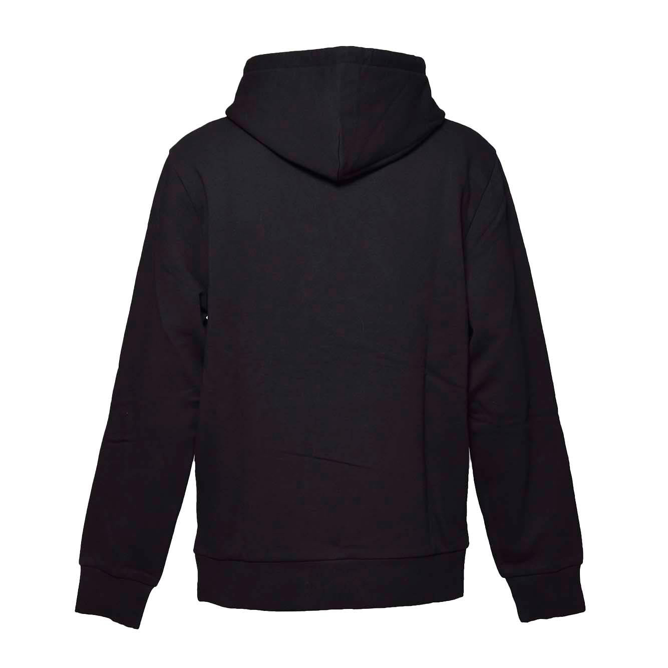 Felpa Script Embroidery con cappuccio in cotone nero Carhartt Wip