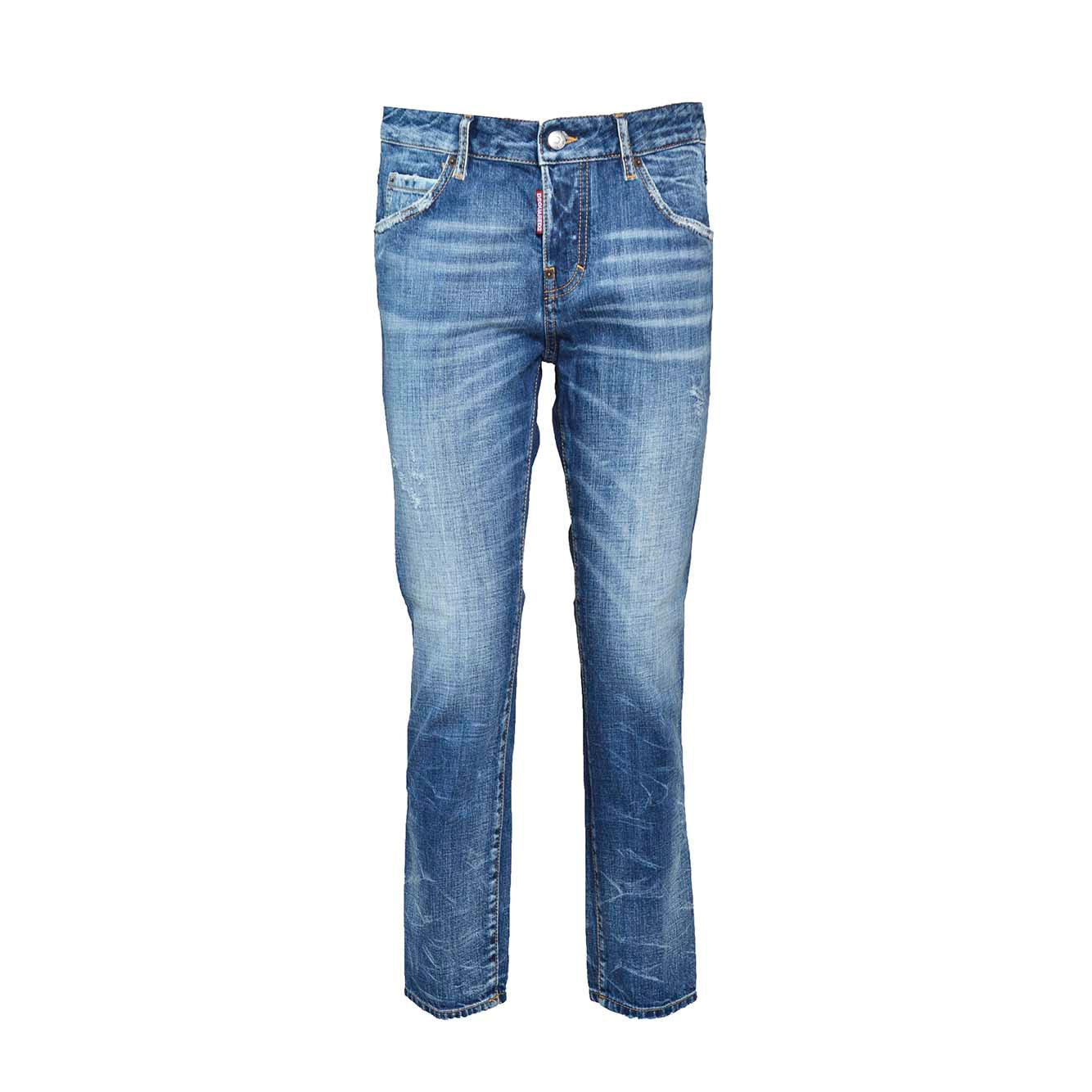 Jeans Cool Girl in cotone denim blu Dsquared2