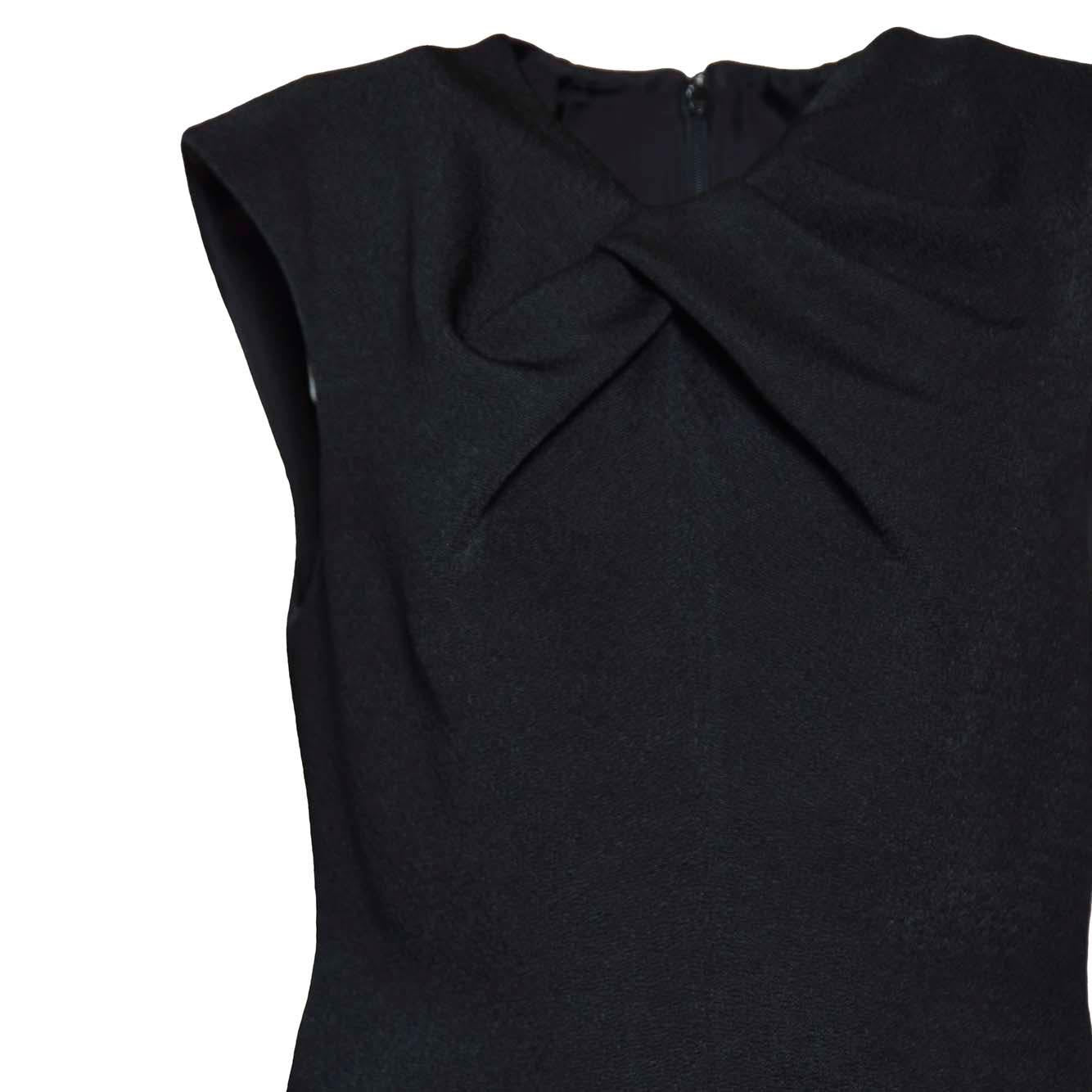 Top in viscosa nera con drappeggio Jil Sander