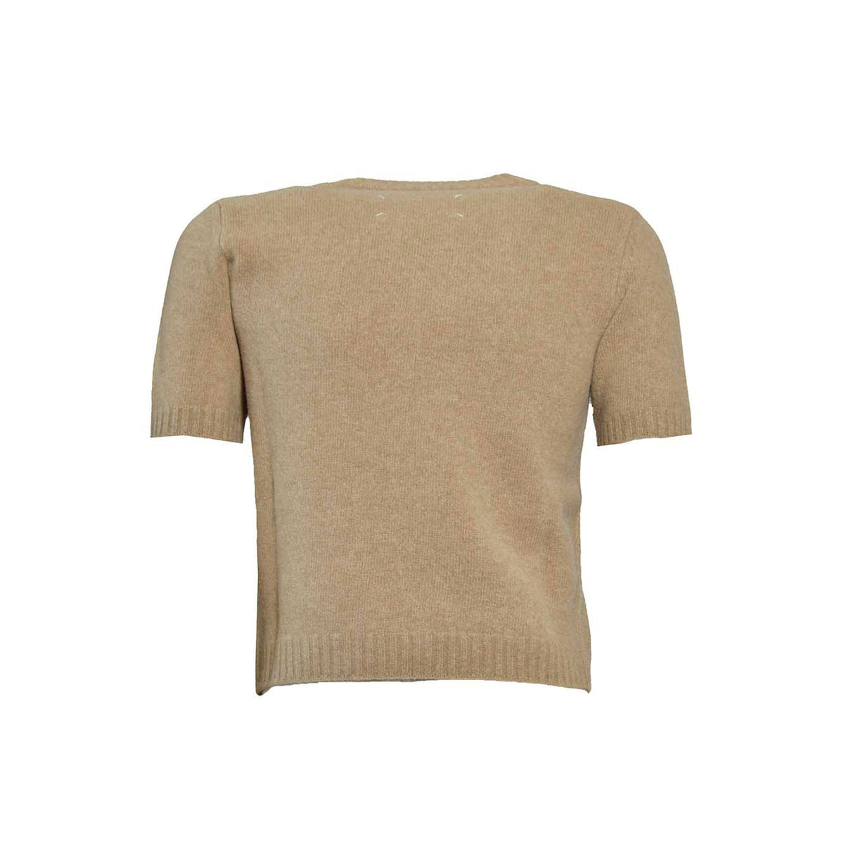 Top in lambswool cammello Maison Margiela 