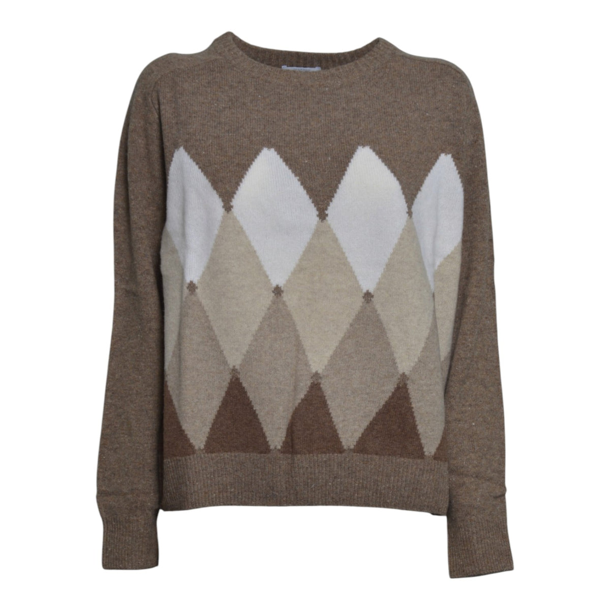 r neck pullover classic diamond 