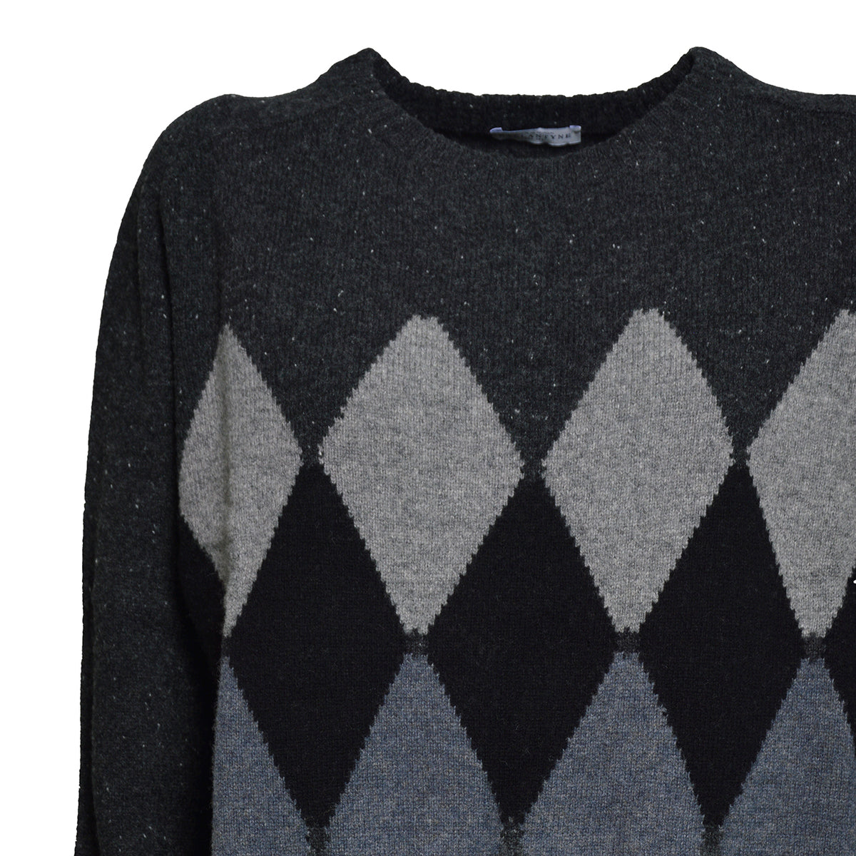 r neck pullover classic diamond 