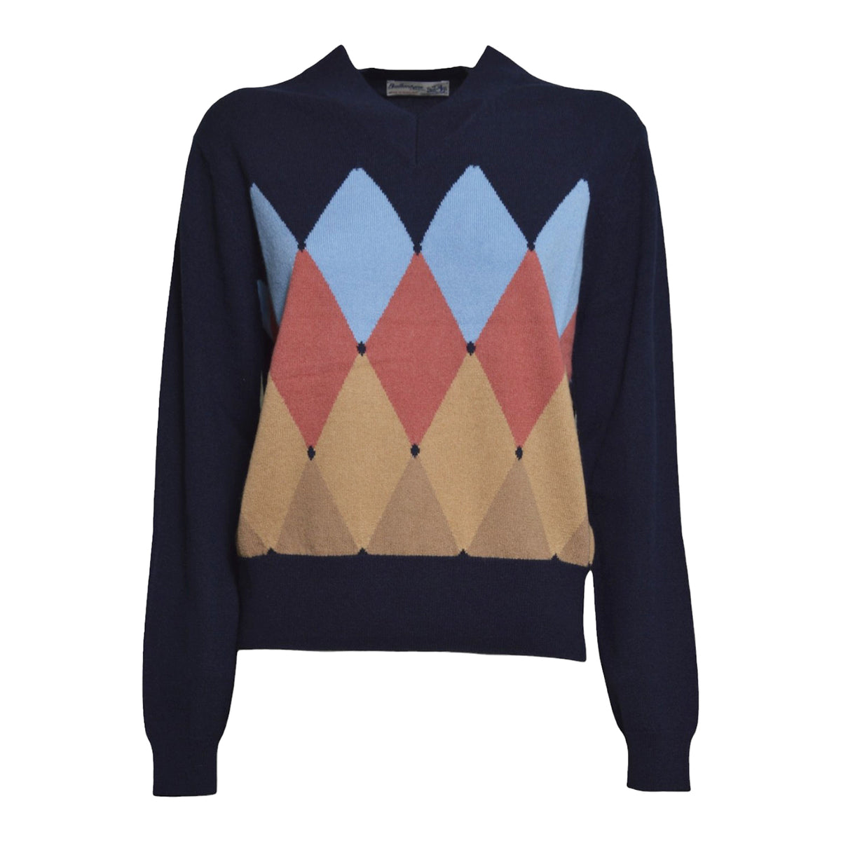 v neck pullover classic diamond 
