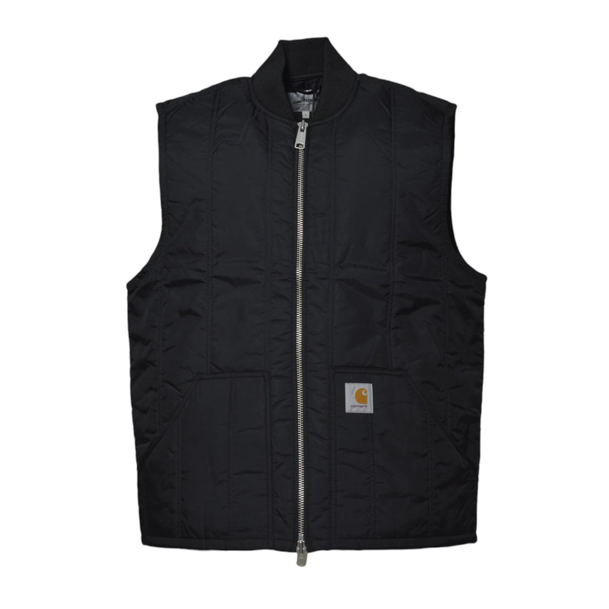 Gilet Lachlan Vest Liner in nylon nero Carhartt Wip 
