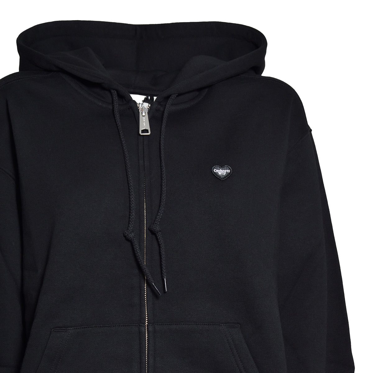 w' hd small heart patch jkt 