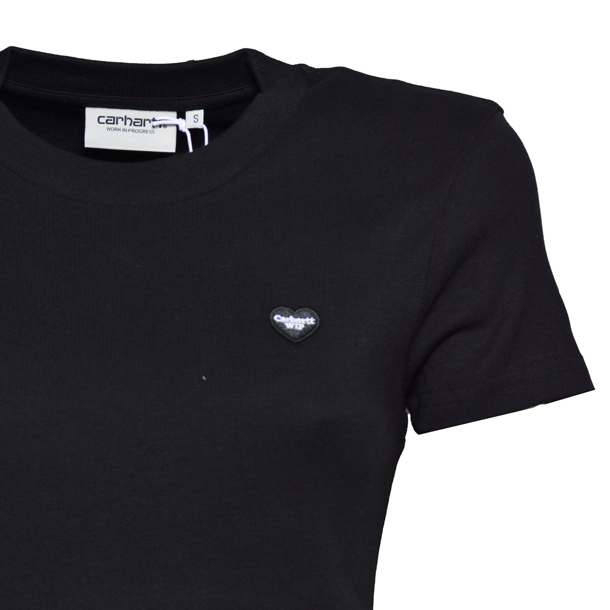 w' s/s small heart patch 