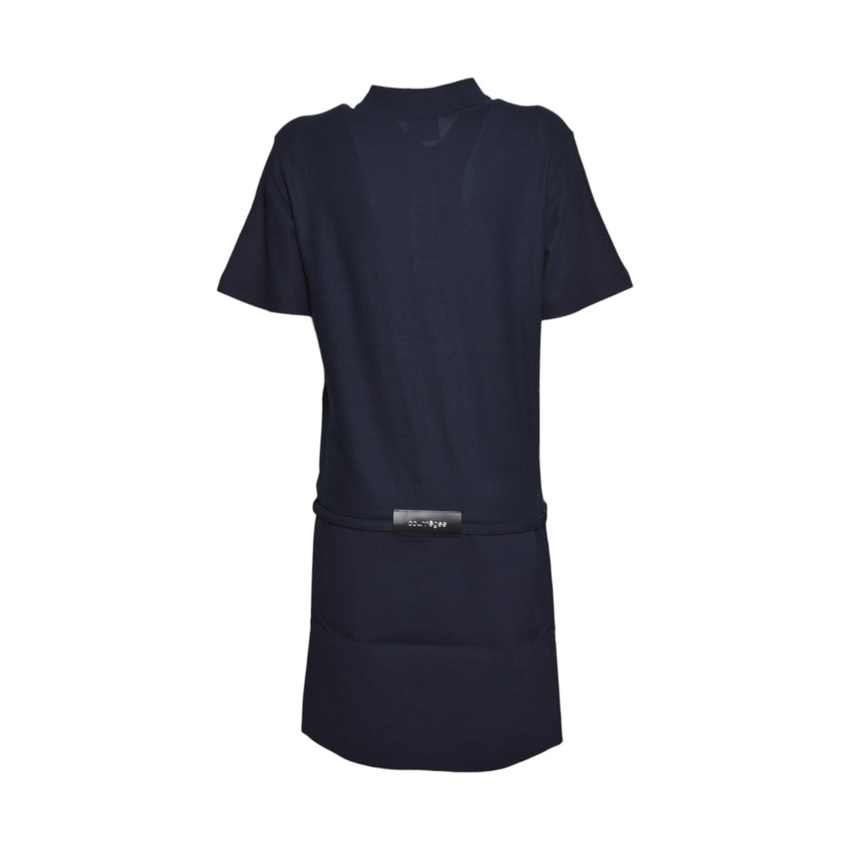 mini dress bi-material polo 