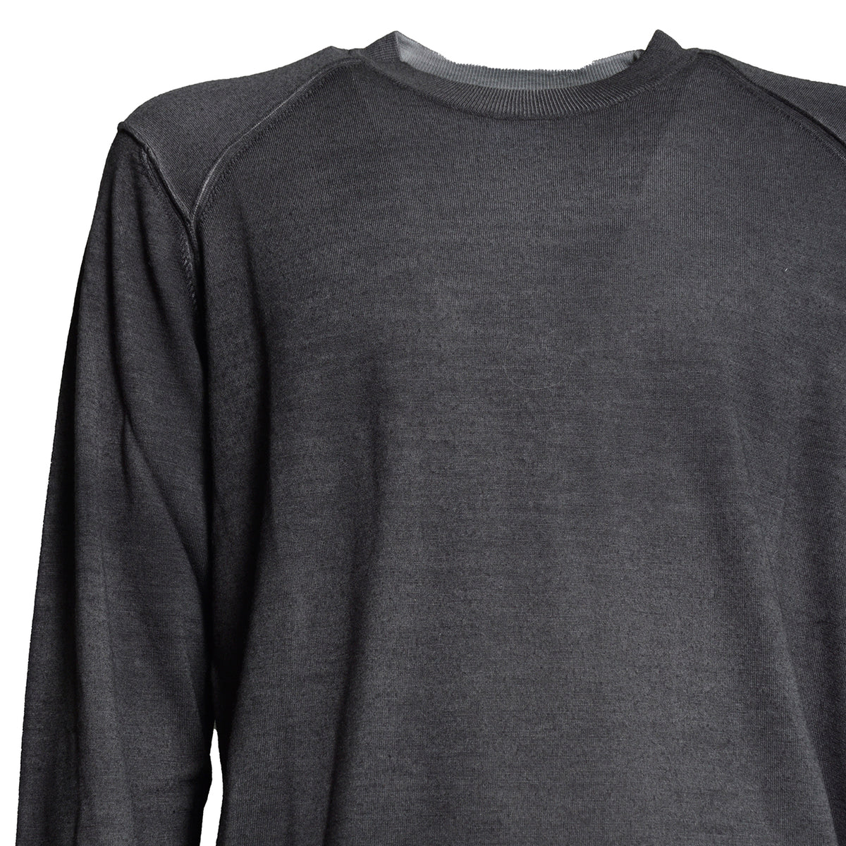 merino wool re-colour crewneck sweater 