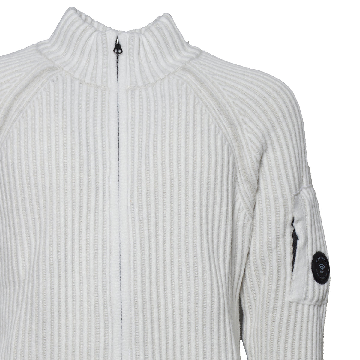 knitwear cardigan in fleece knit 